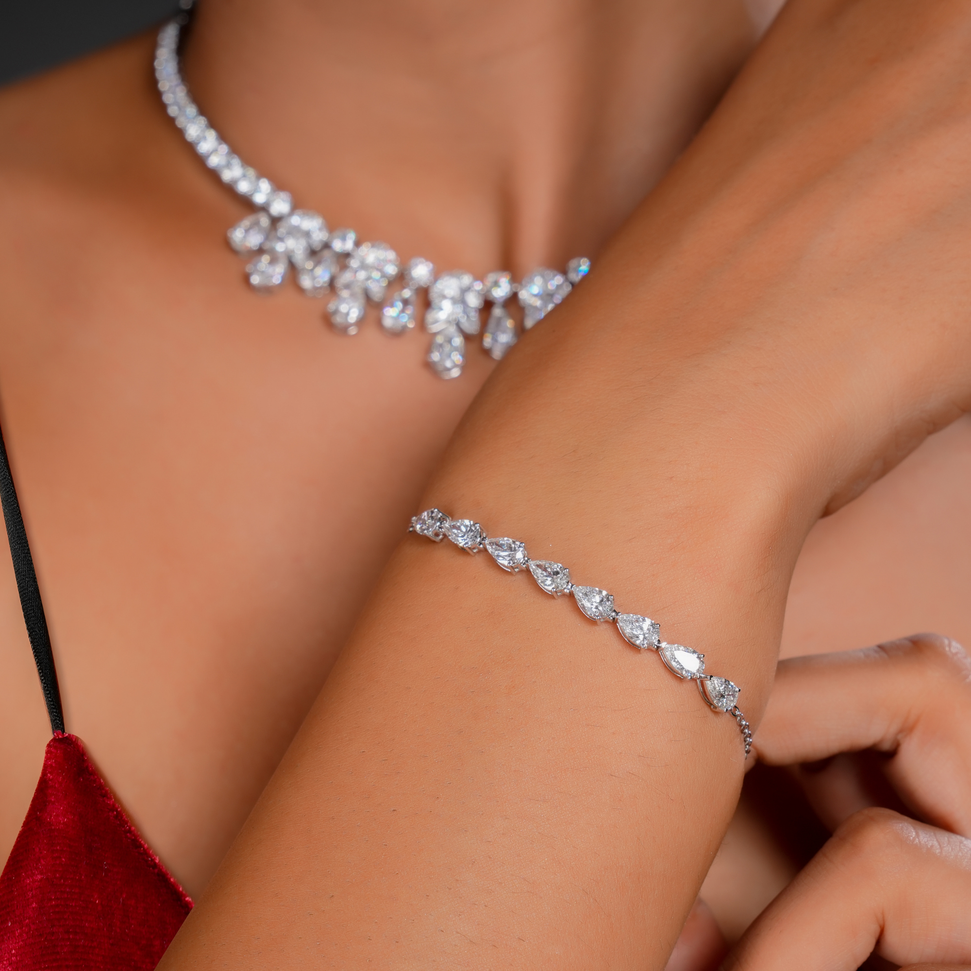 Sleeping Beauty Diamond Bracelet