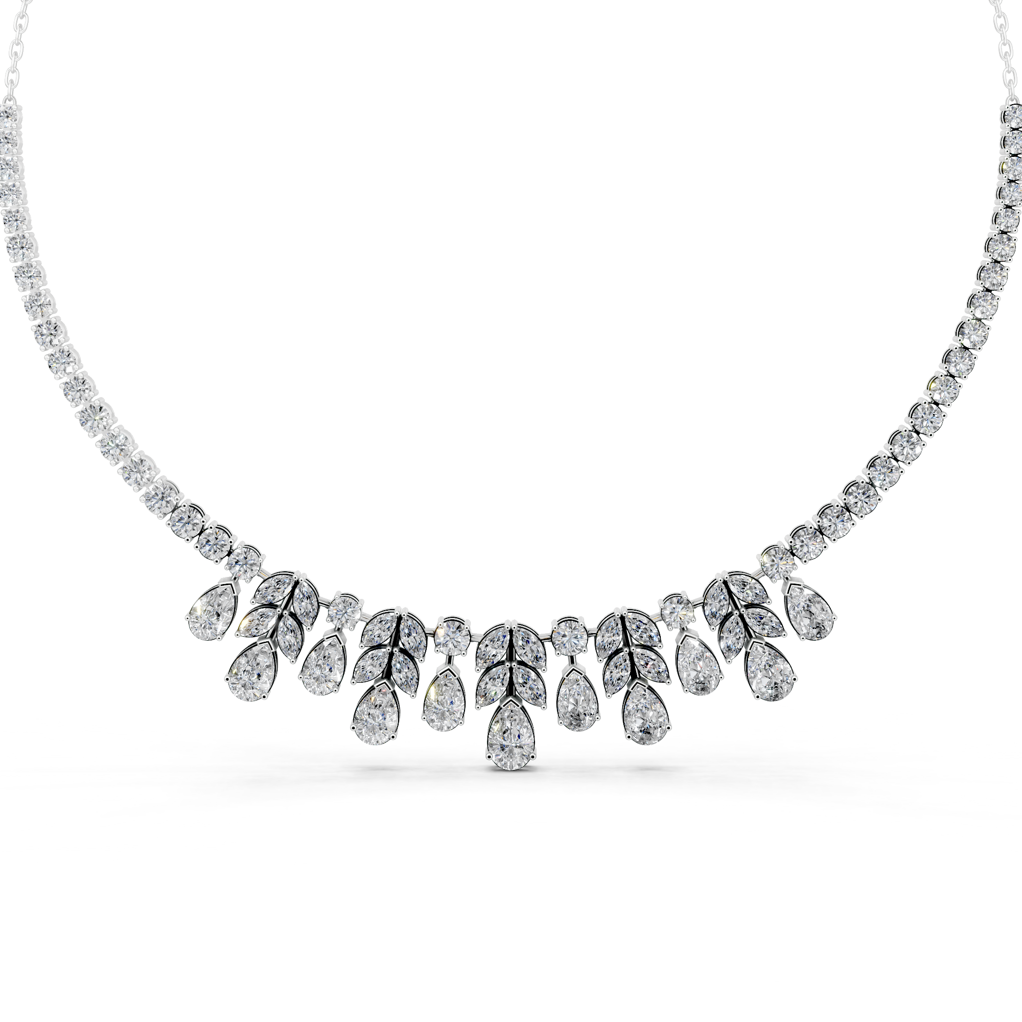 Verdant Charm Diamond Necklace