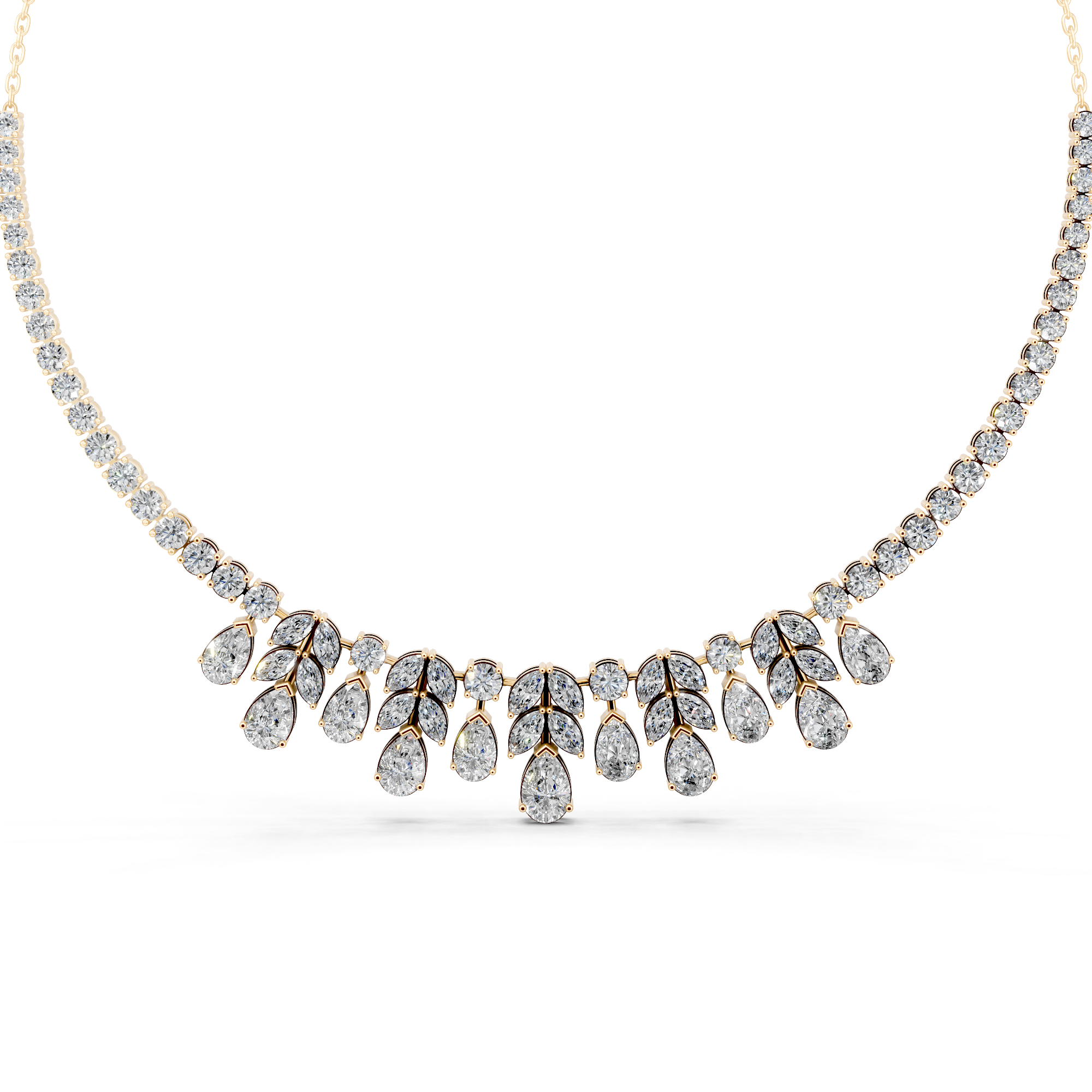 Verdant Charm Diamond Necklace