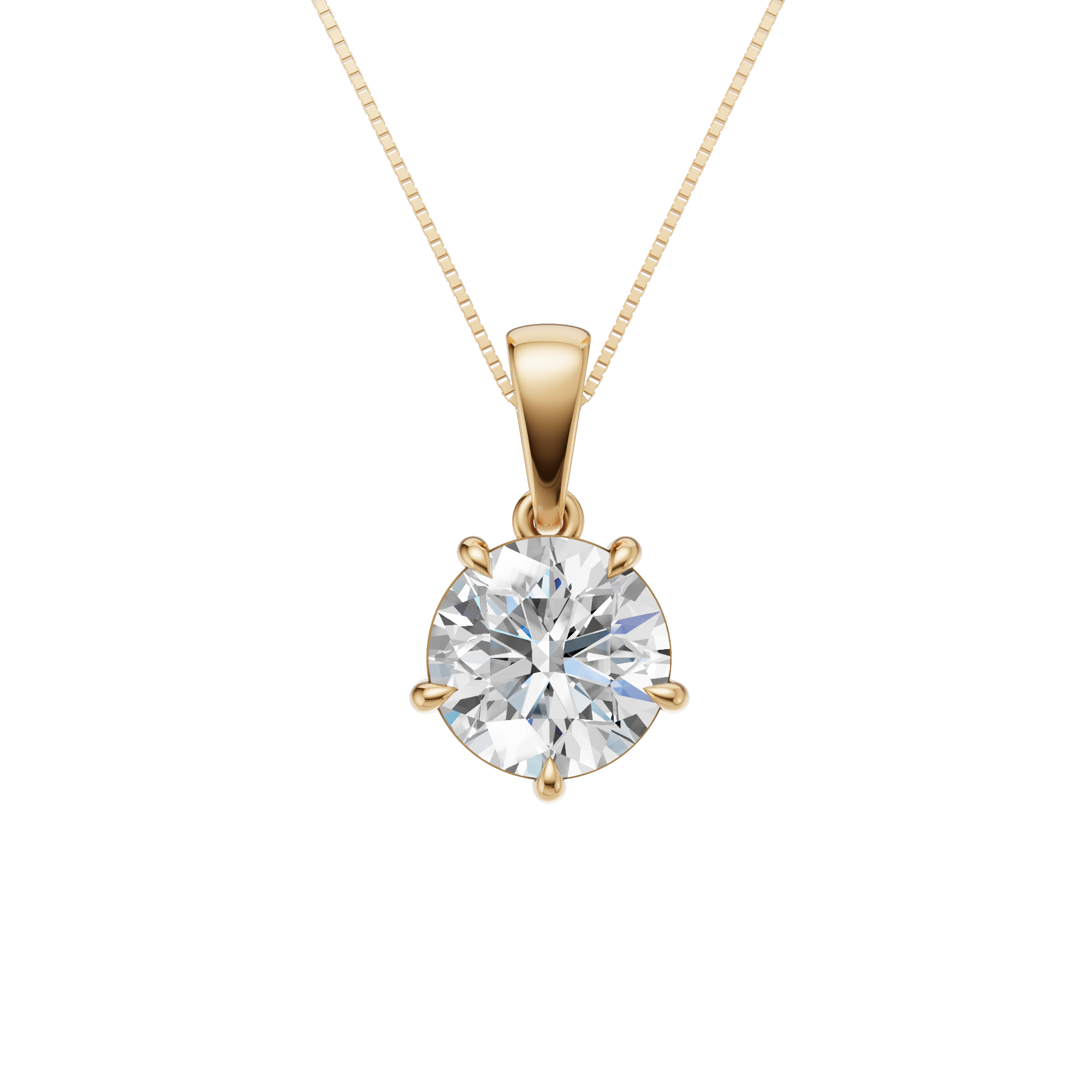 2.5 Carat Adelaide Solitaire Drop Pendant
