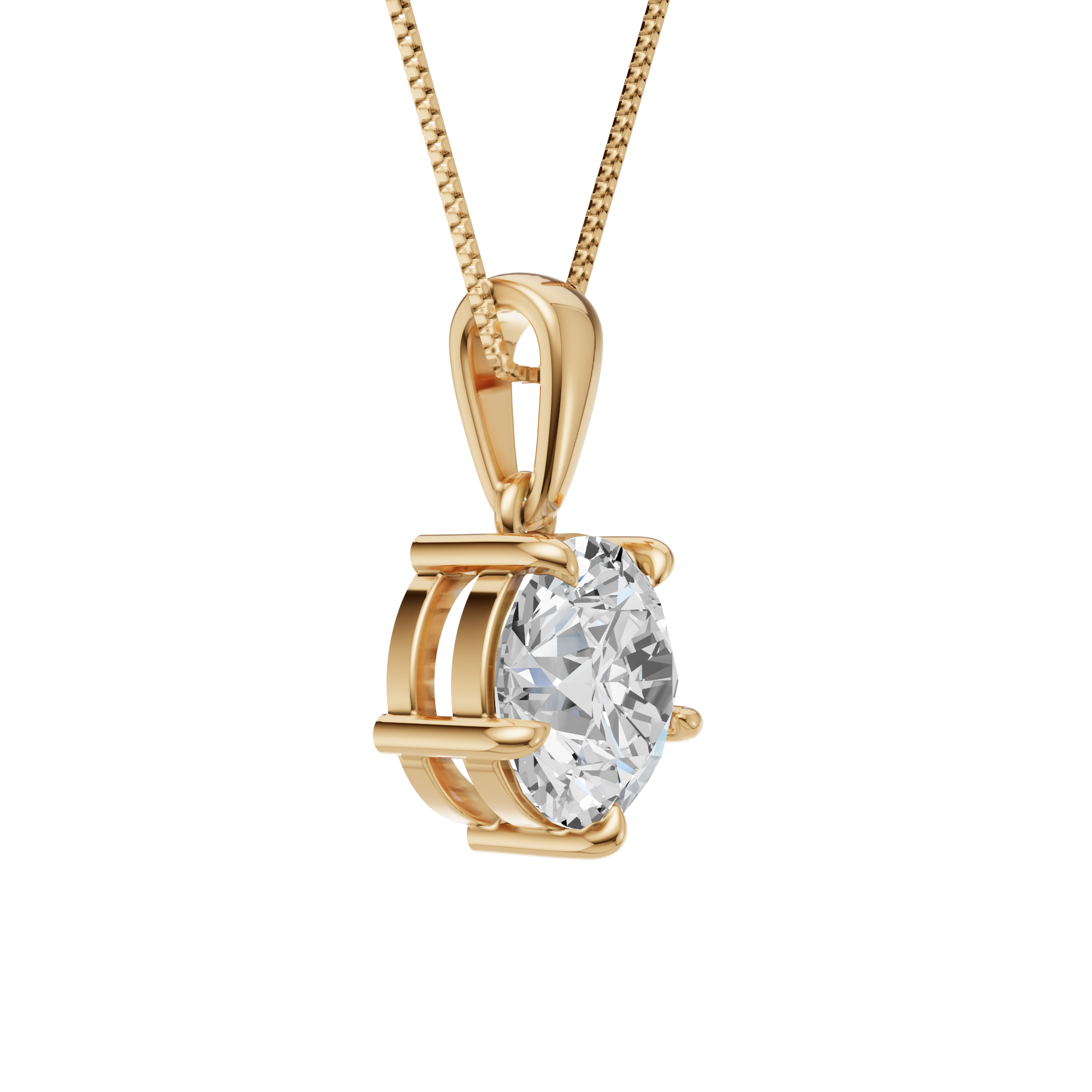 2.5 Carat Adelaide Solitaire Drop Pendant