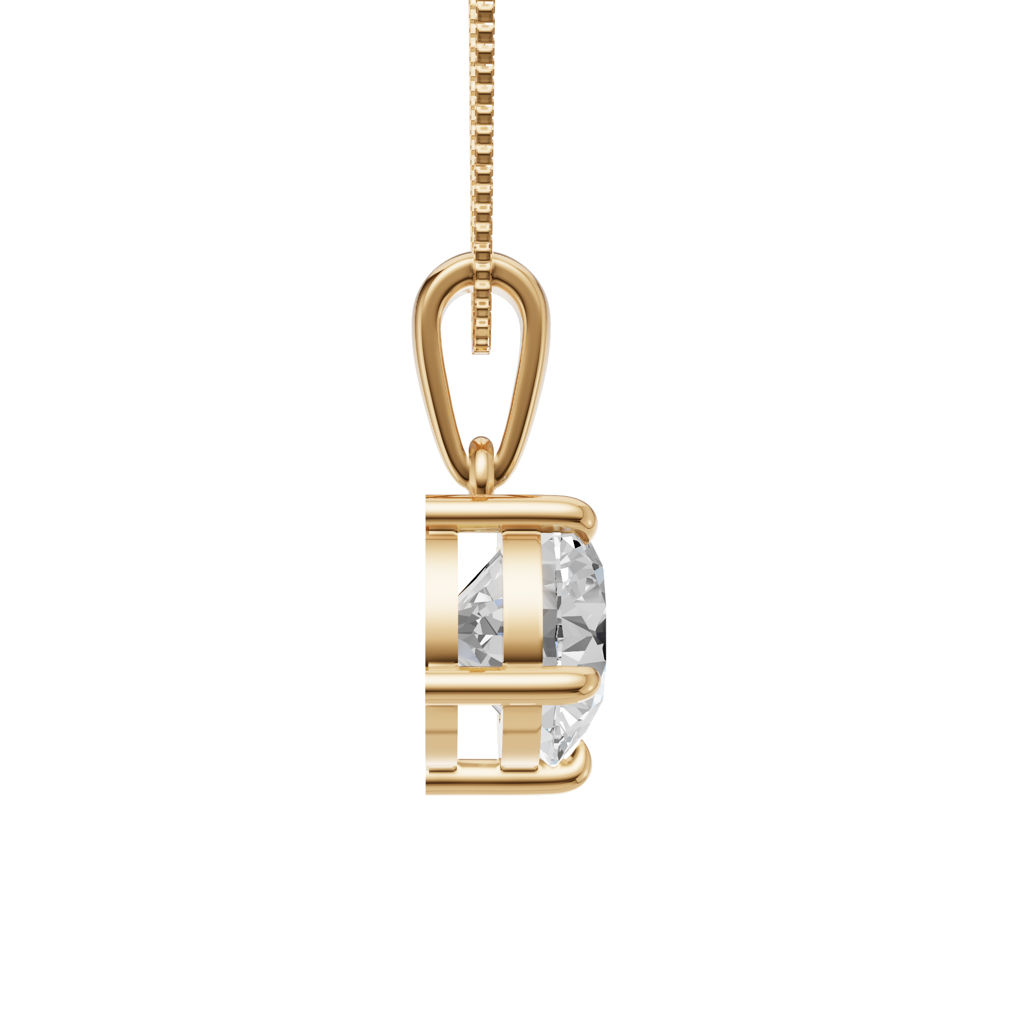 2.5 Carat Adelaide Solitaire Drop Pendant