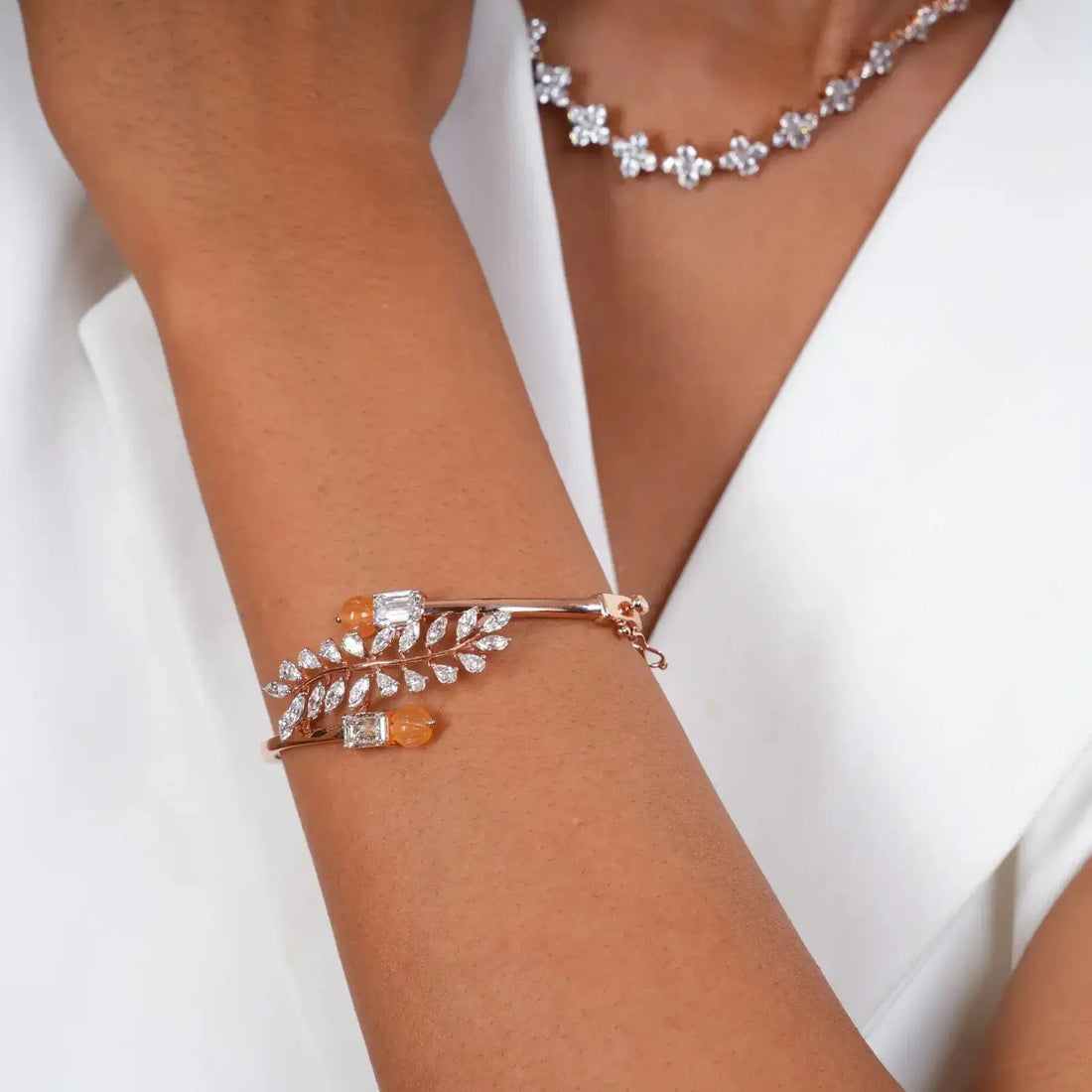 Autumn Vine Diamond Bracelet