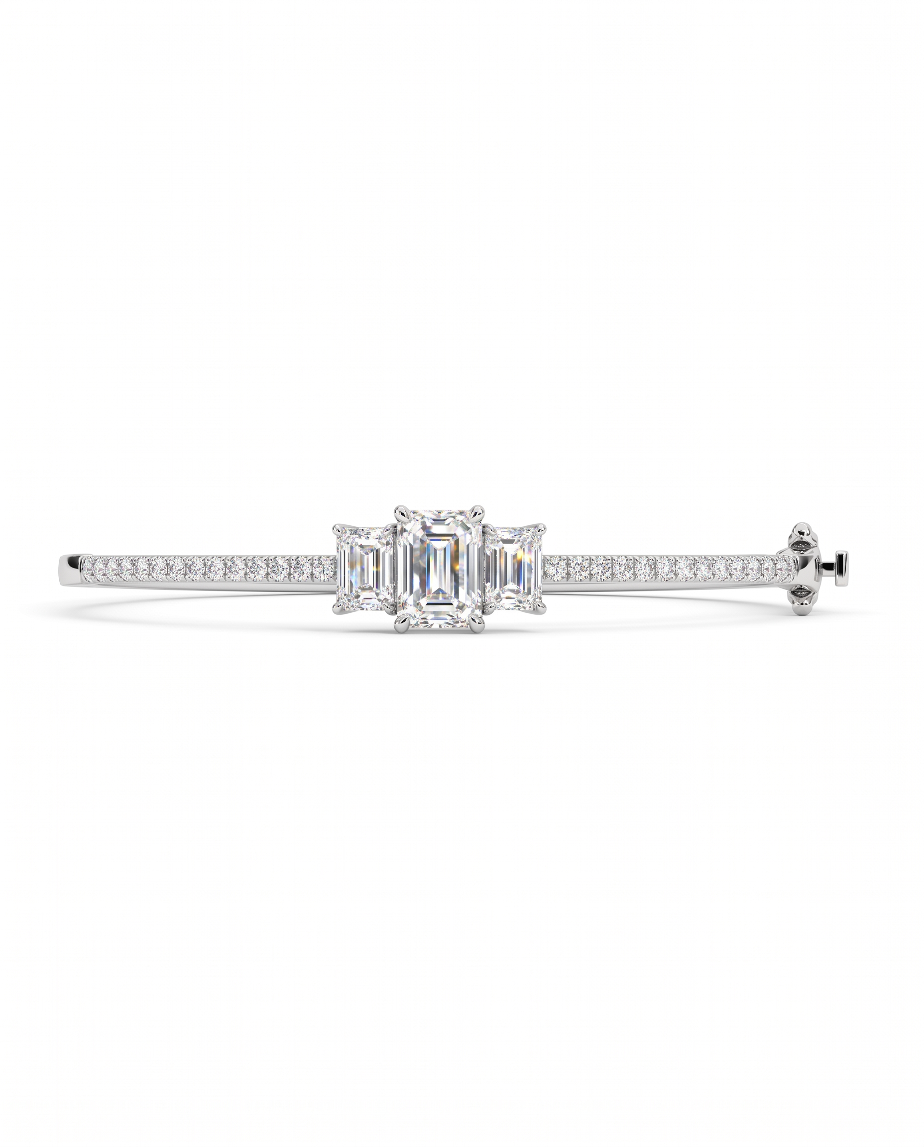 Elizabeth's Promise 5 Carat Emerald Diamond Bracelet