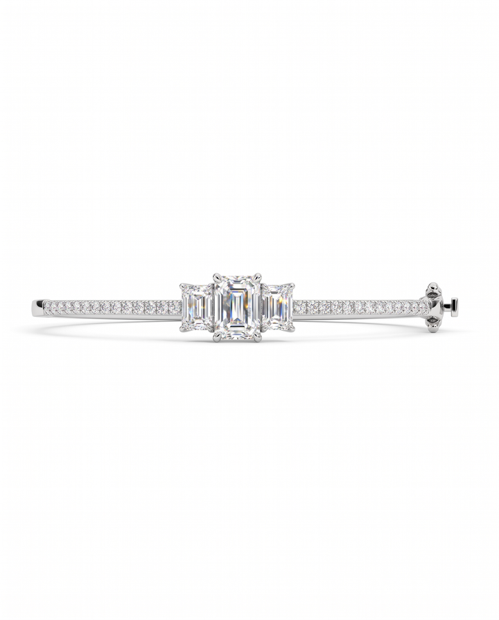 Elizabeth's Promise 5 Carat Emerald Diamond Bracelet