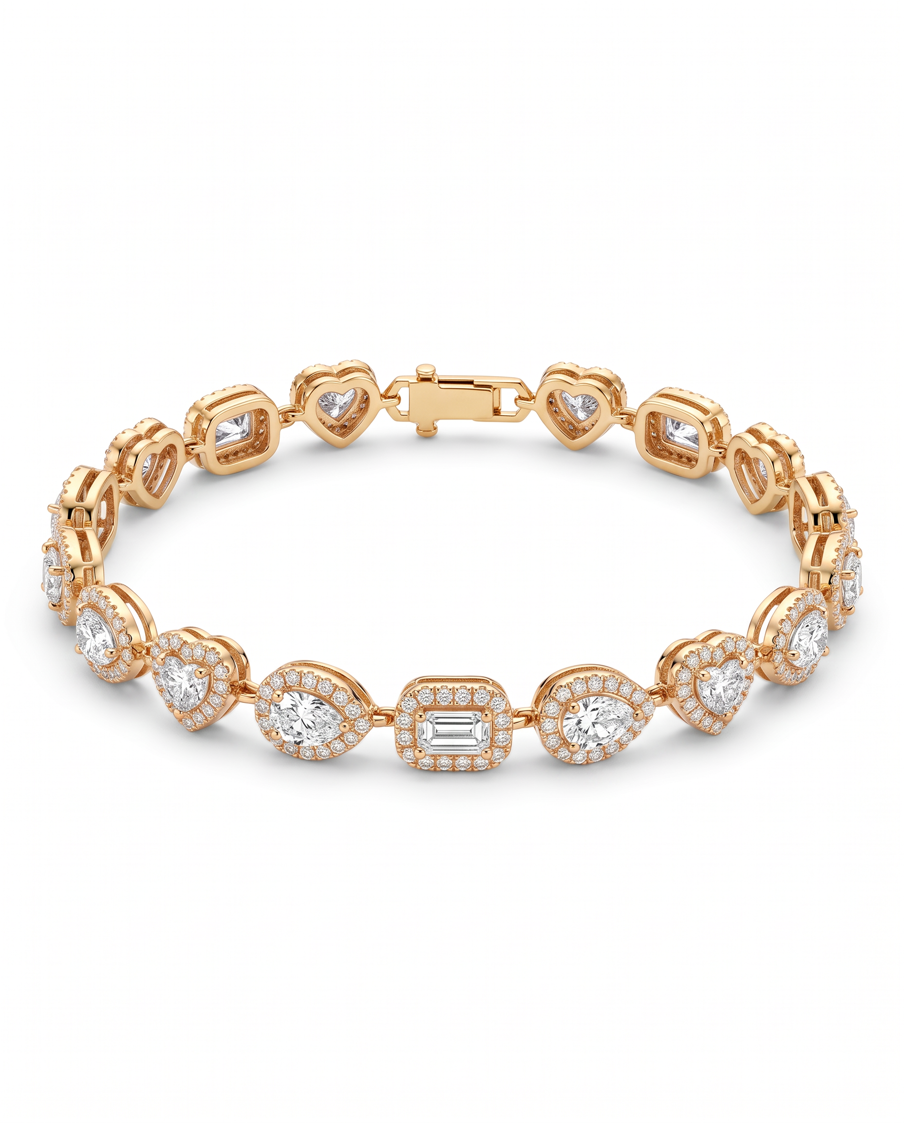 Halo Symphony 10 Carat Tennis Bracelet