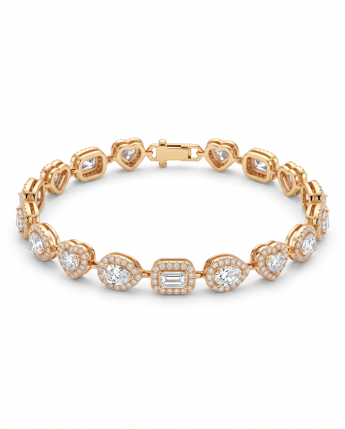 Halo Symphony 10 Carat Tennis Bracelet