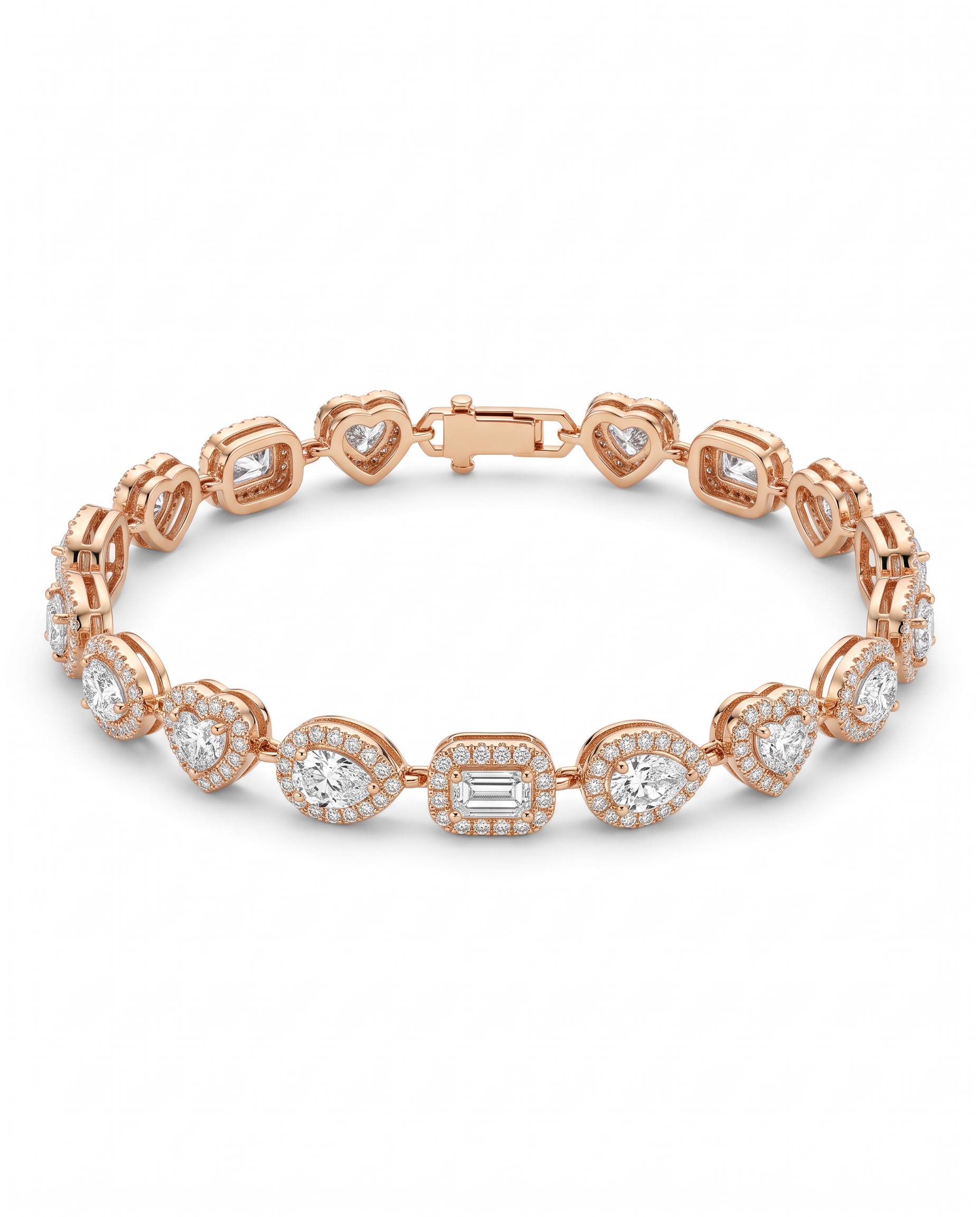 Halo Symphony 10 Carat Tennis Bracelet