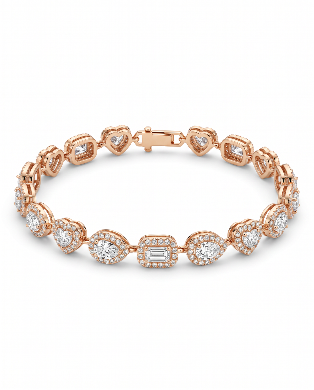 Halo Symphony 10 Carat Tennis Bracelet