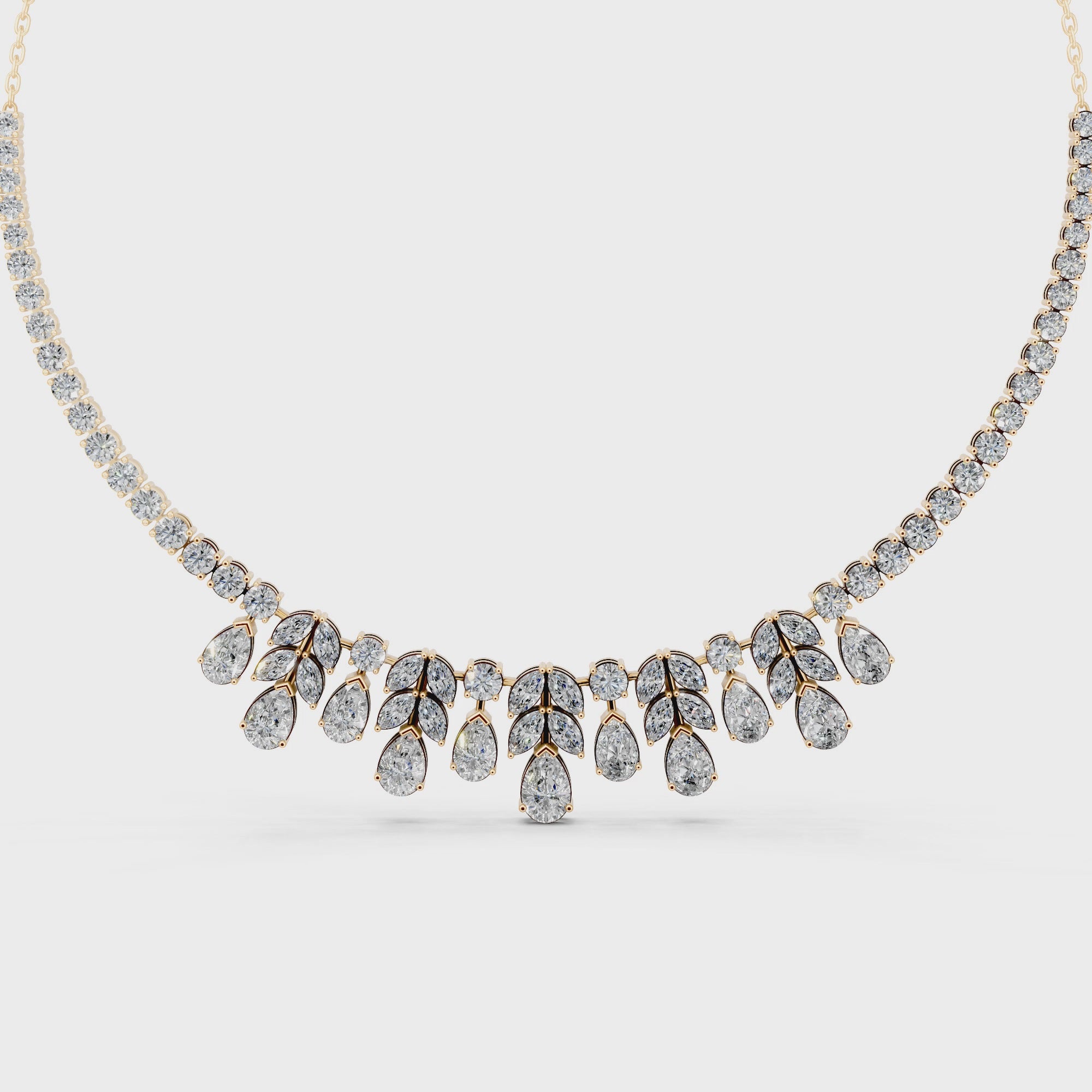 Verdant Charm Diamond Necklace