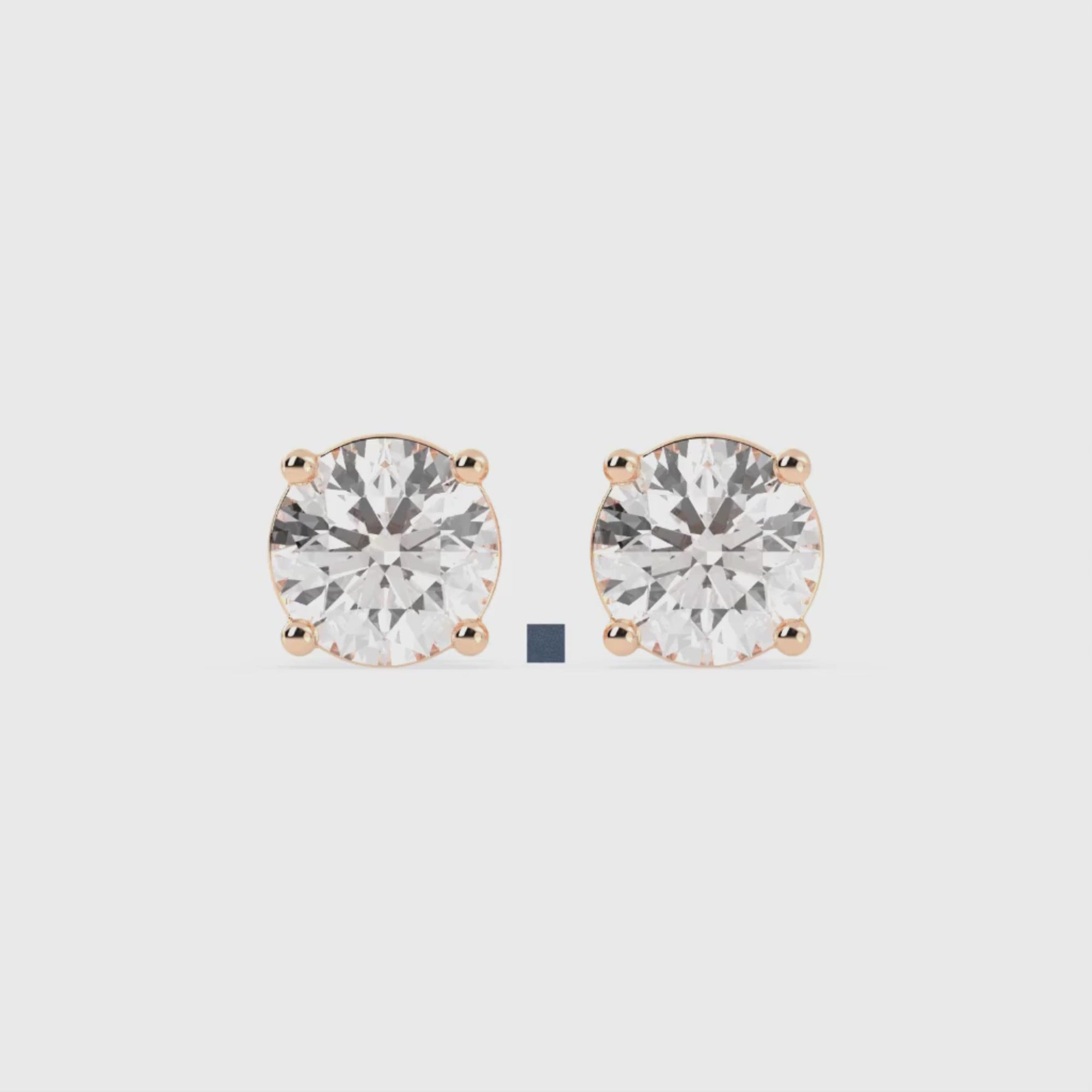 1.5 Carat Genevieve Solitaire Earrings