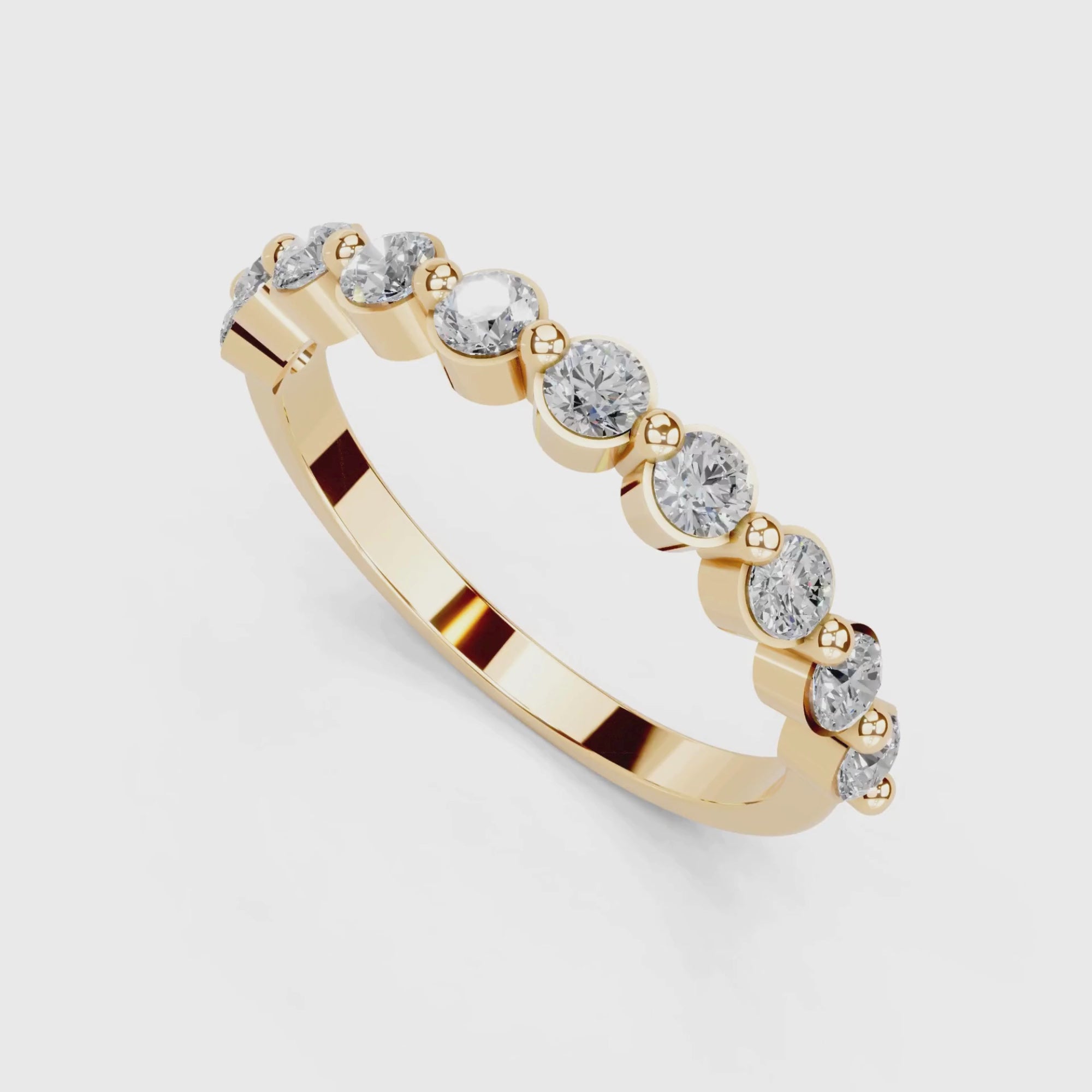 Cassiopeia Diamond Stackable Ring