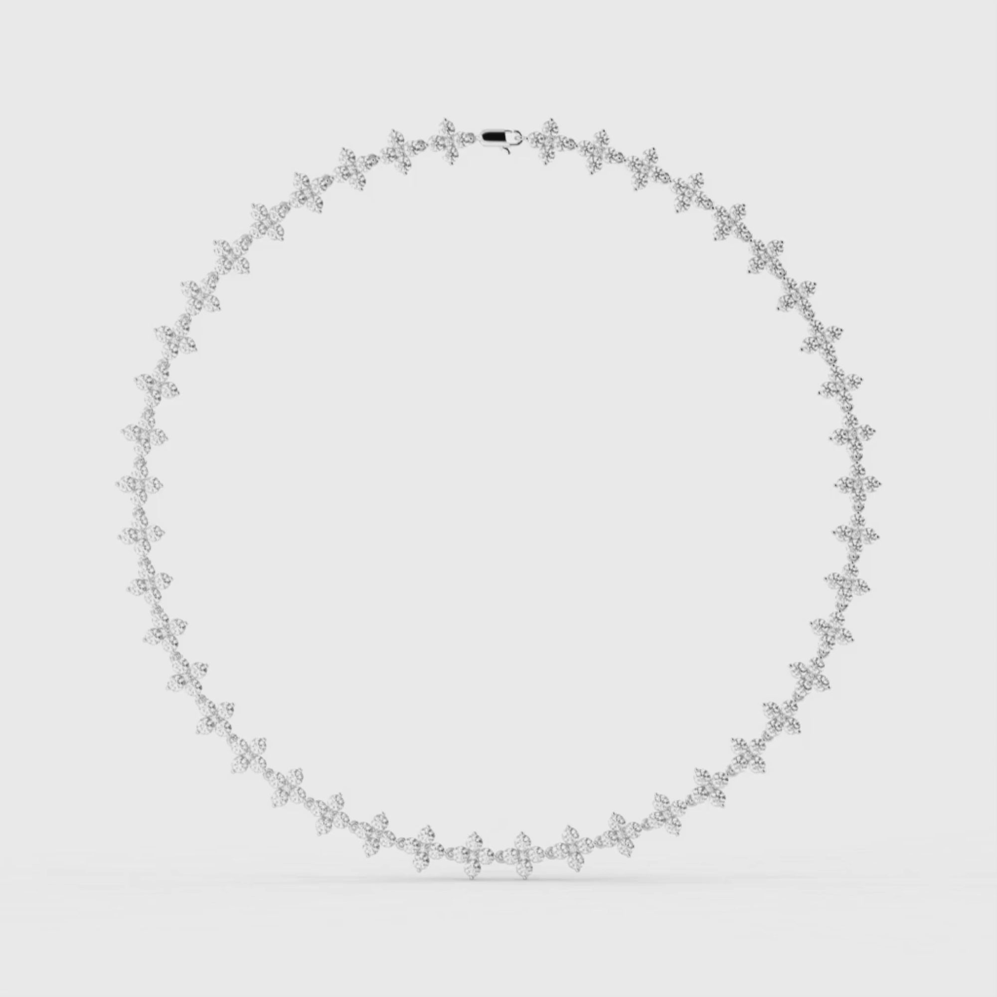 Star-Crossed Diamond Necklace