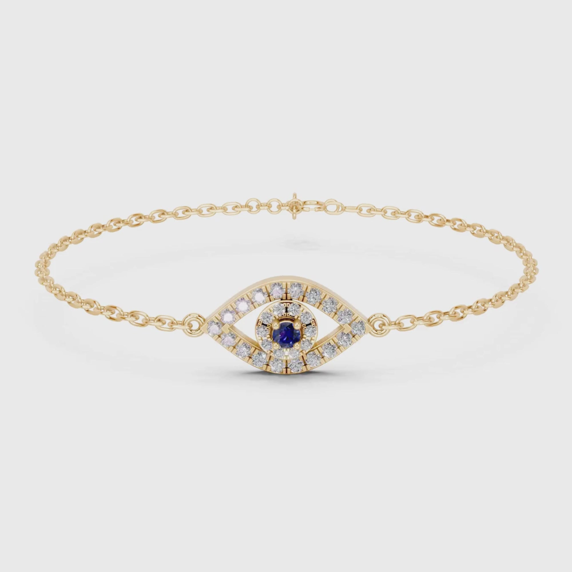 Evil Eye Diamond Bracelet