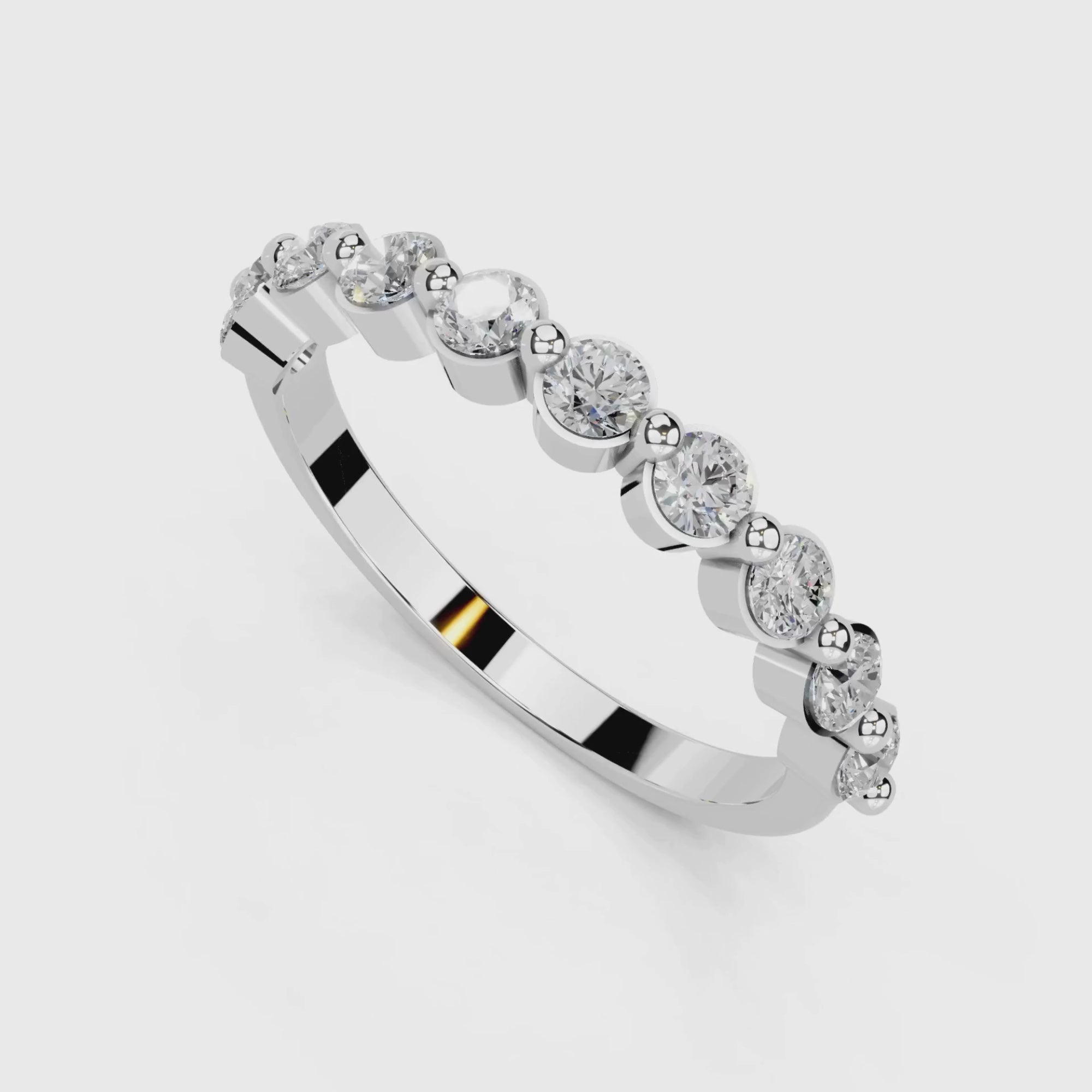 Cassiopeia Diamond Stackable Ring