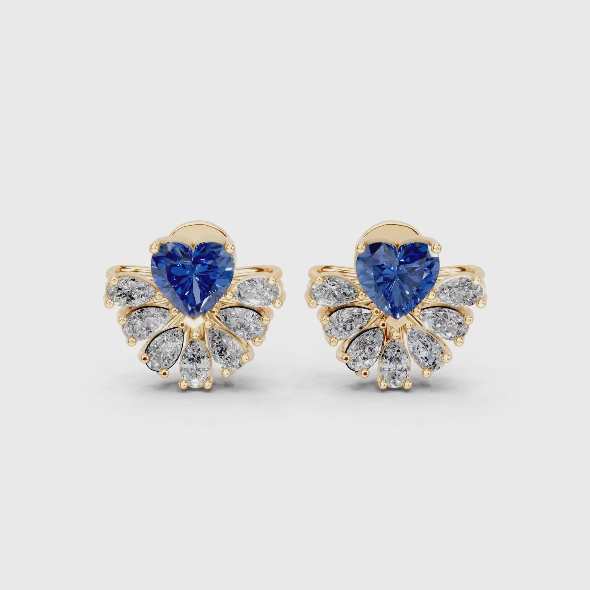 Vintage Luxe: 2.5 CT Diamond Earrings