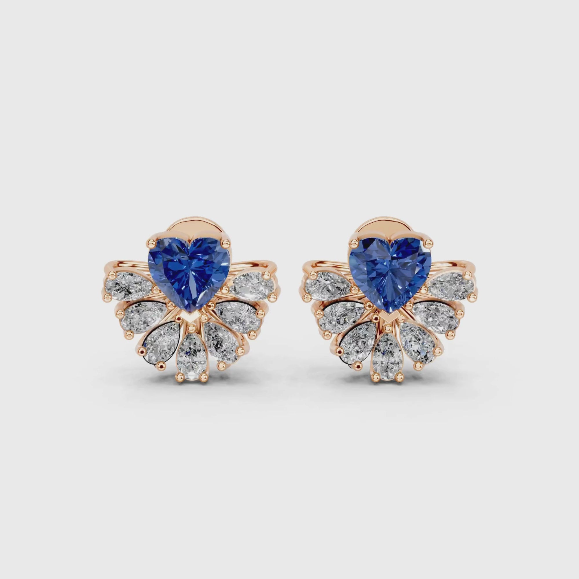 Vintage Luxe: 2.5 CT Diamond Earrings