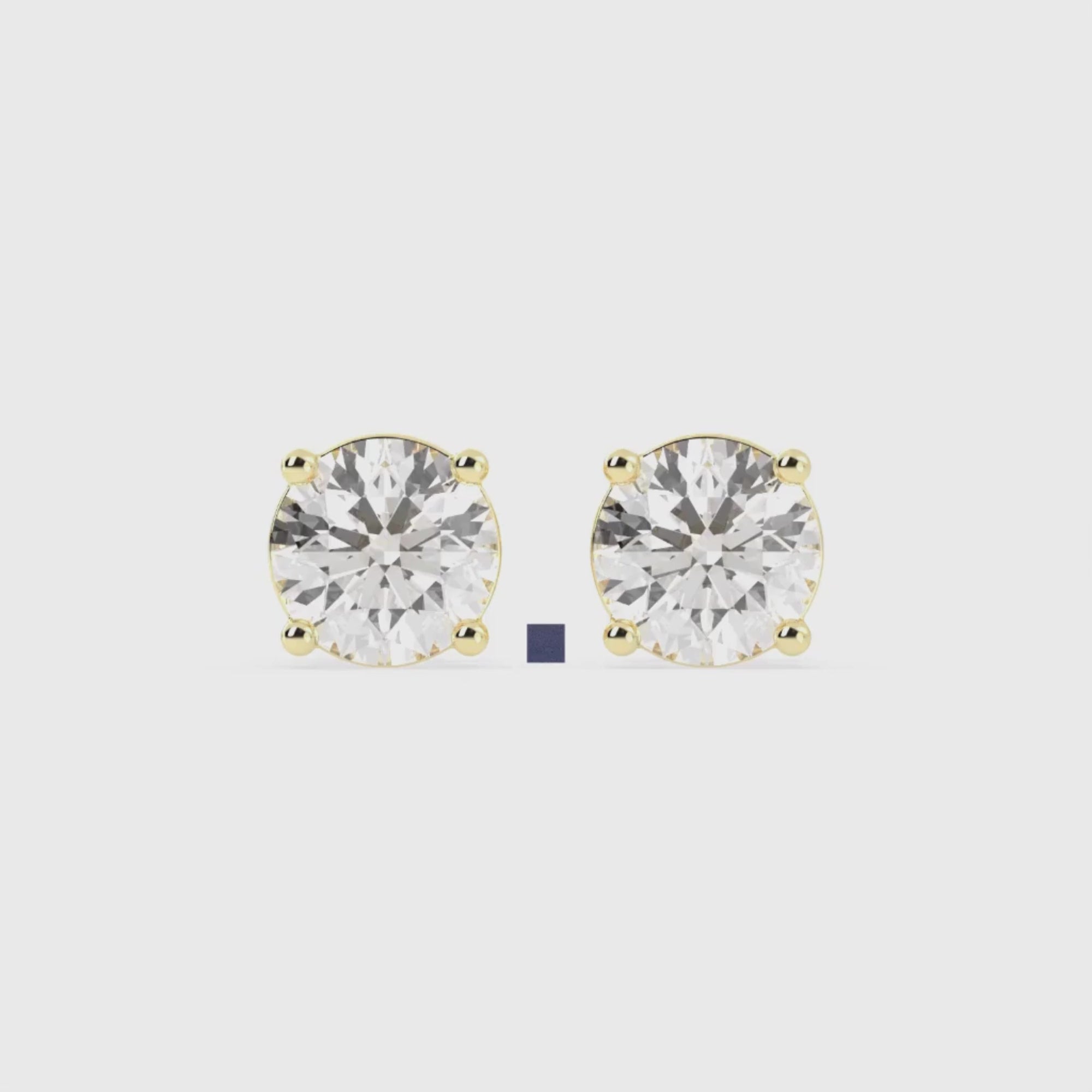 1.5 Carat Genevieve Solitaire Earrings