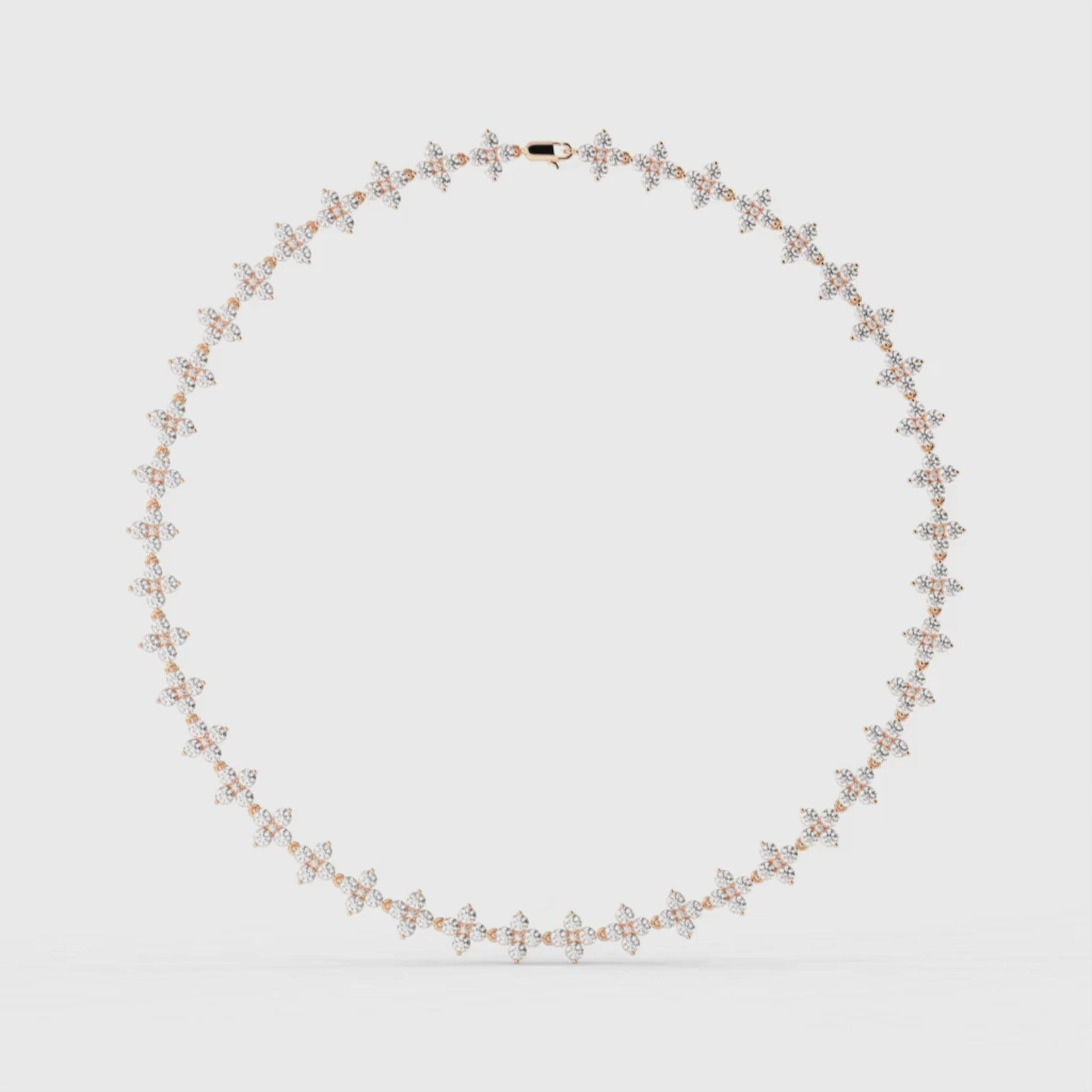 Star-Crossed Diamond Necklace