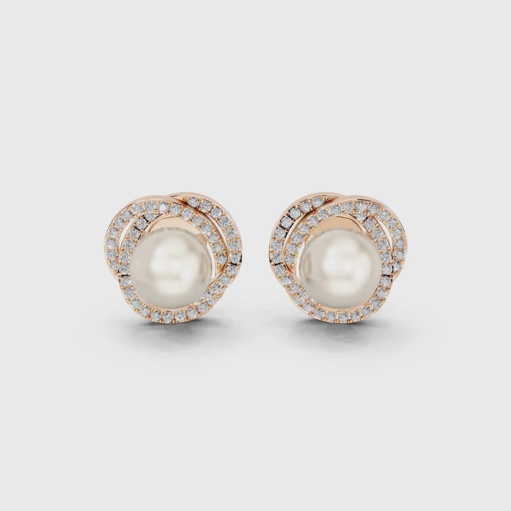Neptune's Pearl Diamond Earrings