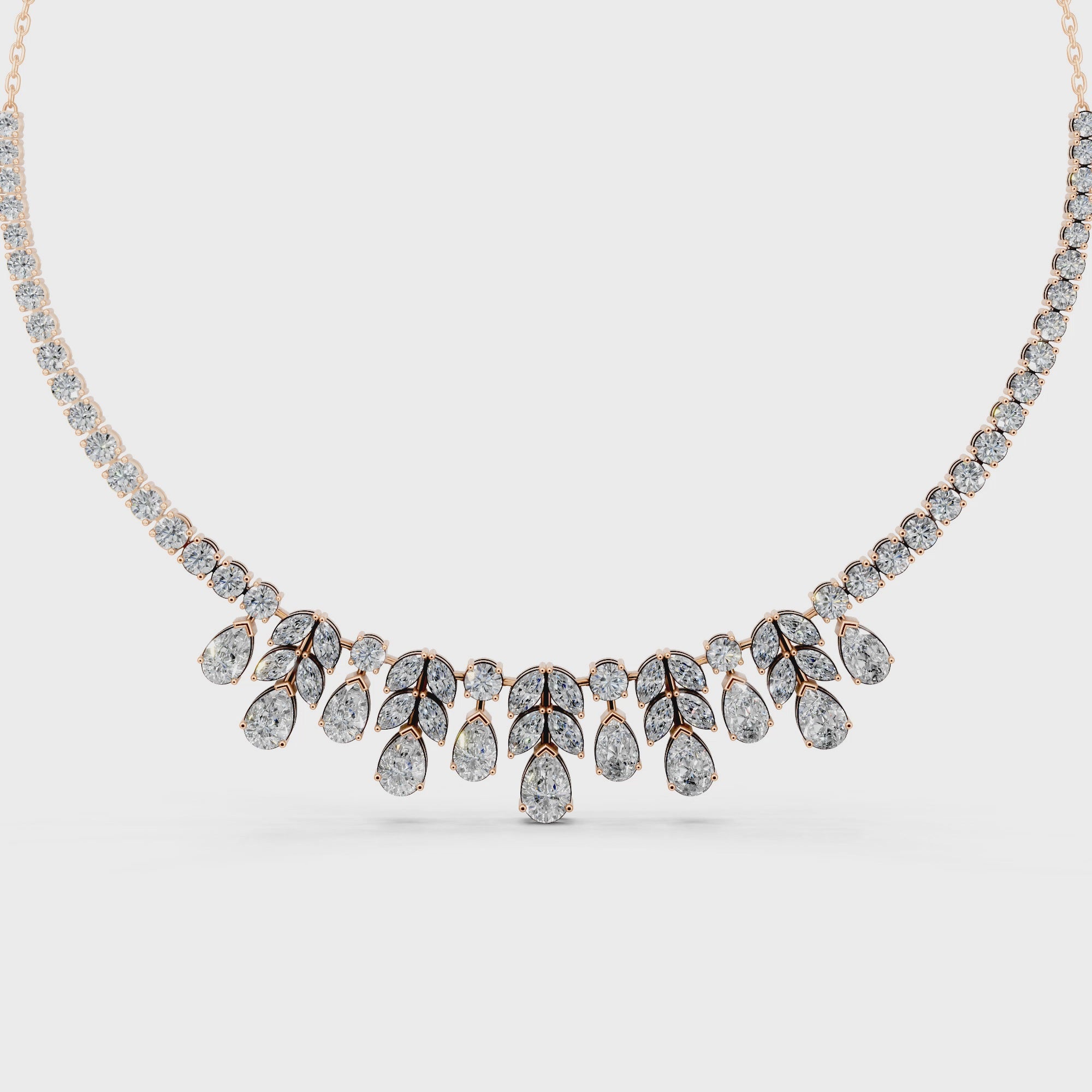 Verdant Charm Diamond Necklace