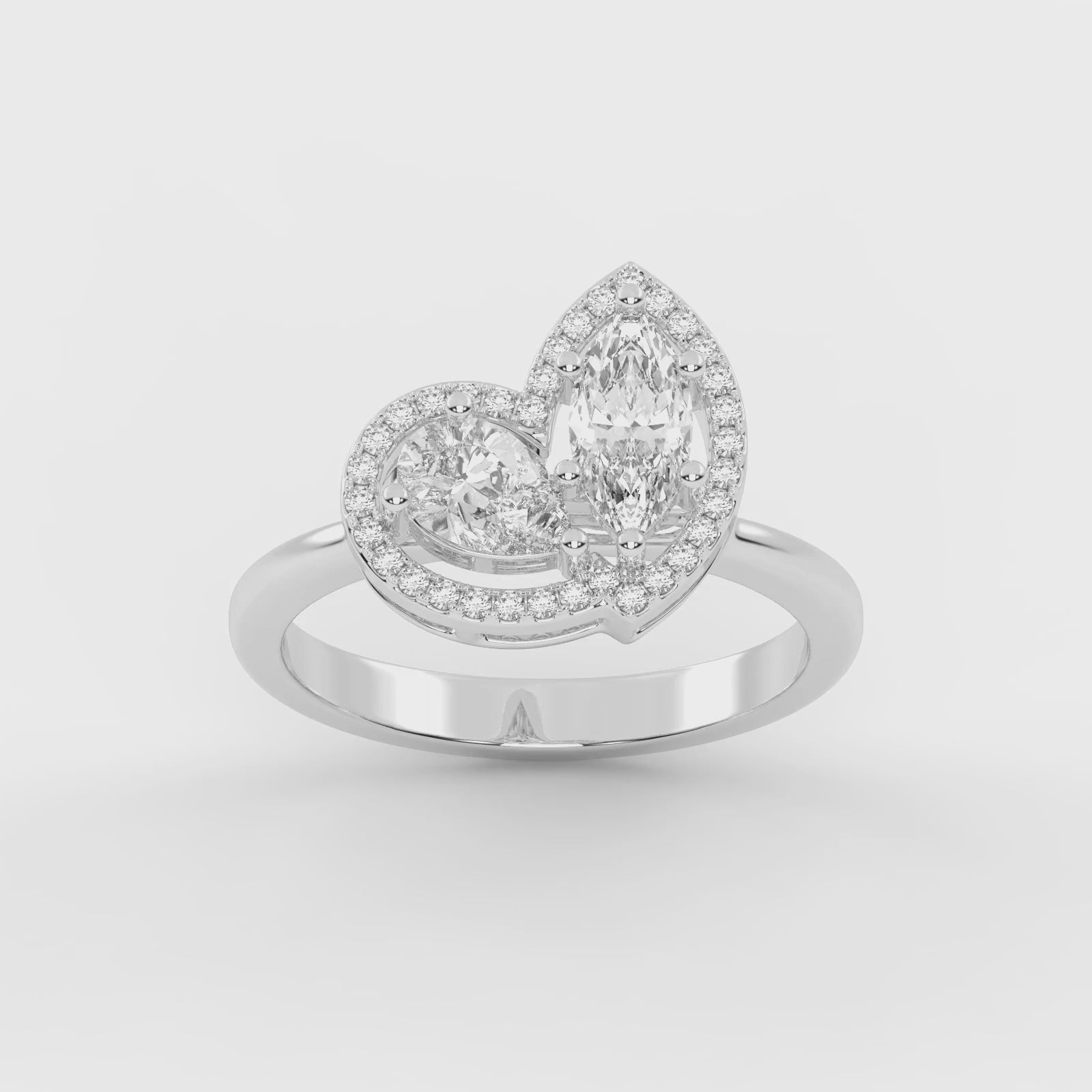 Deux Etoiles Diamond Ring