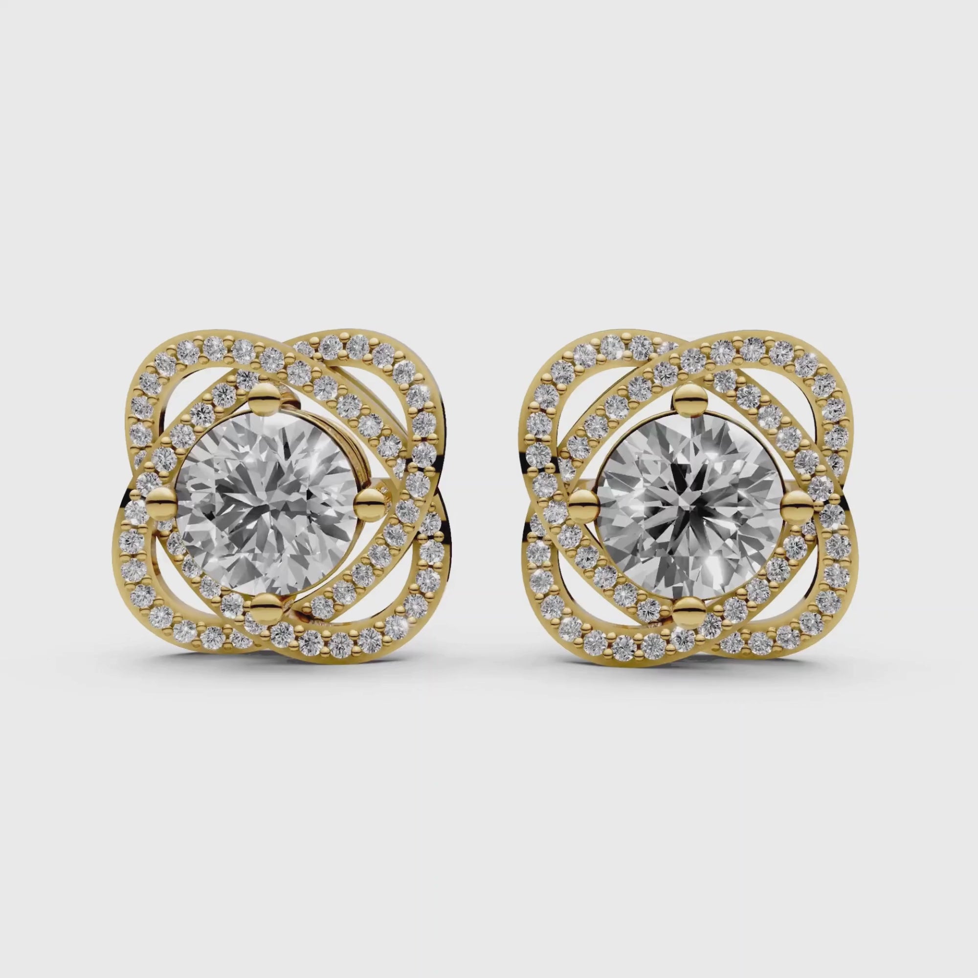 2.4 Carat Round Solitaire with Detachable Floral Jacket