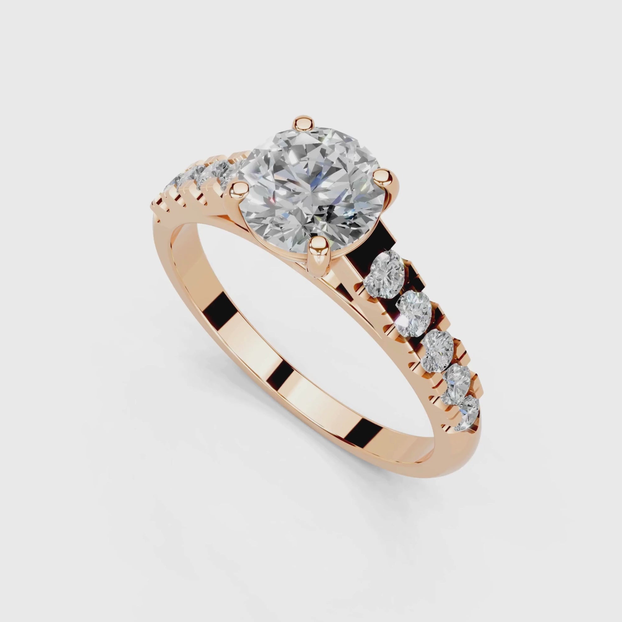 Elara Rose Diamond Ring