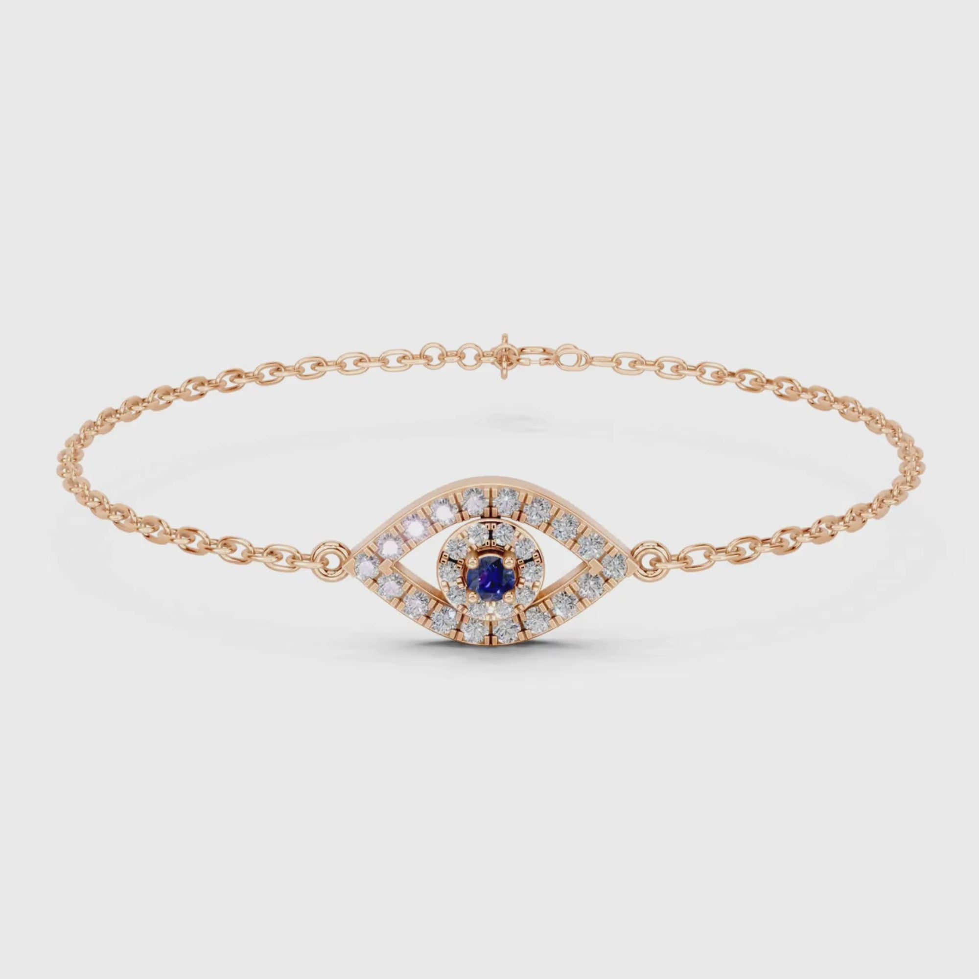 Evil Eye Diamond Bracelet