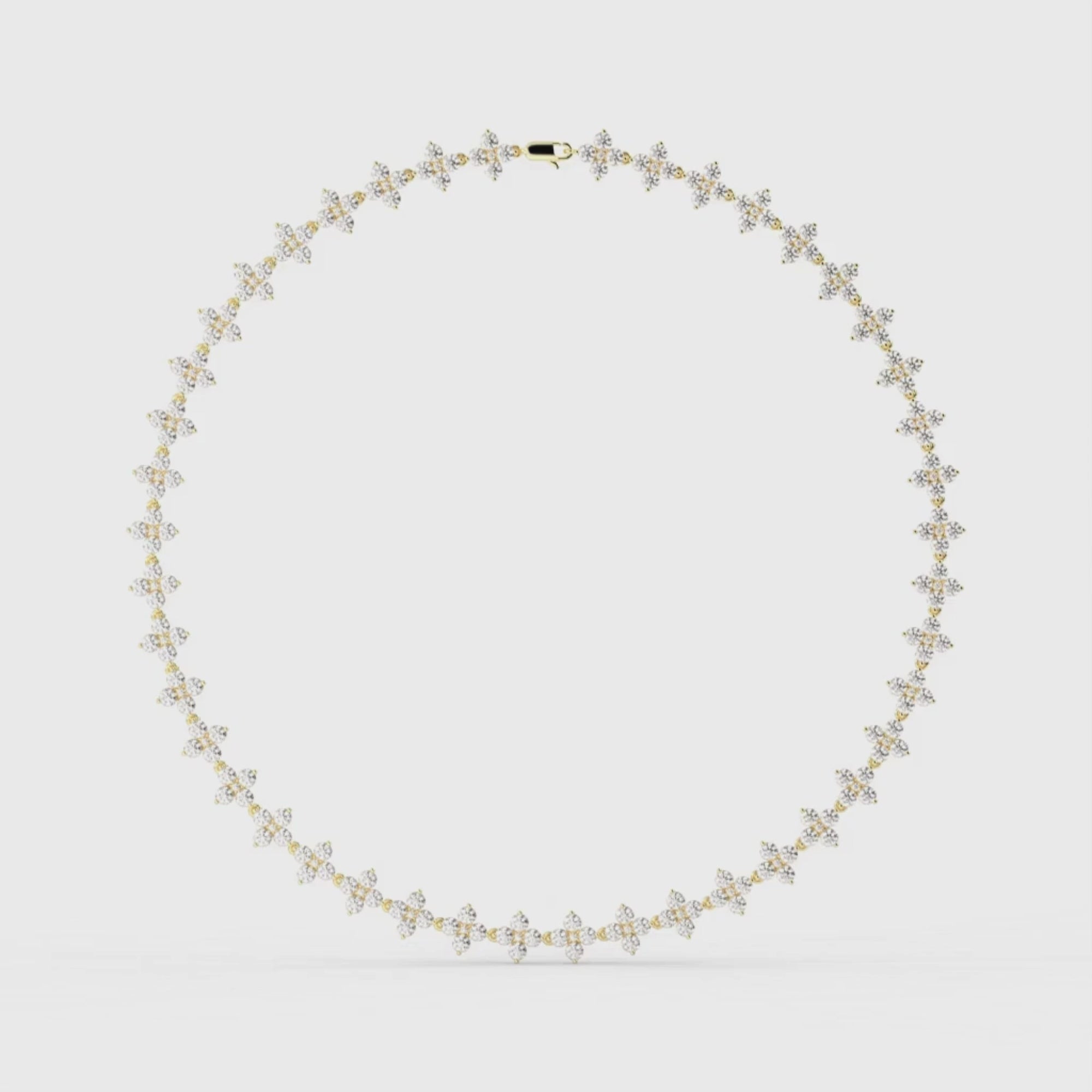 Star-Crossed Diamond Necklace