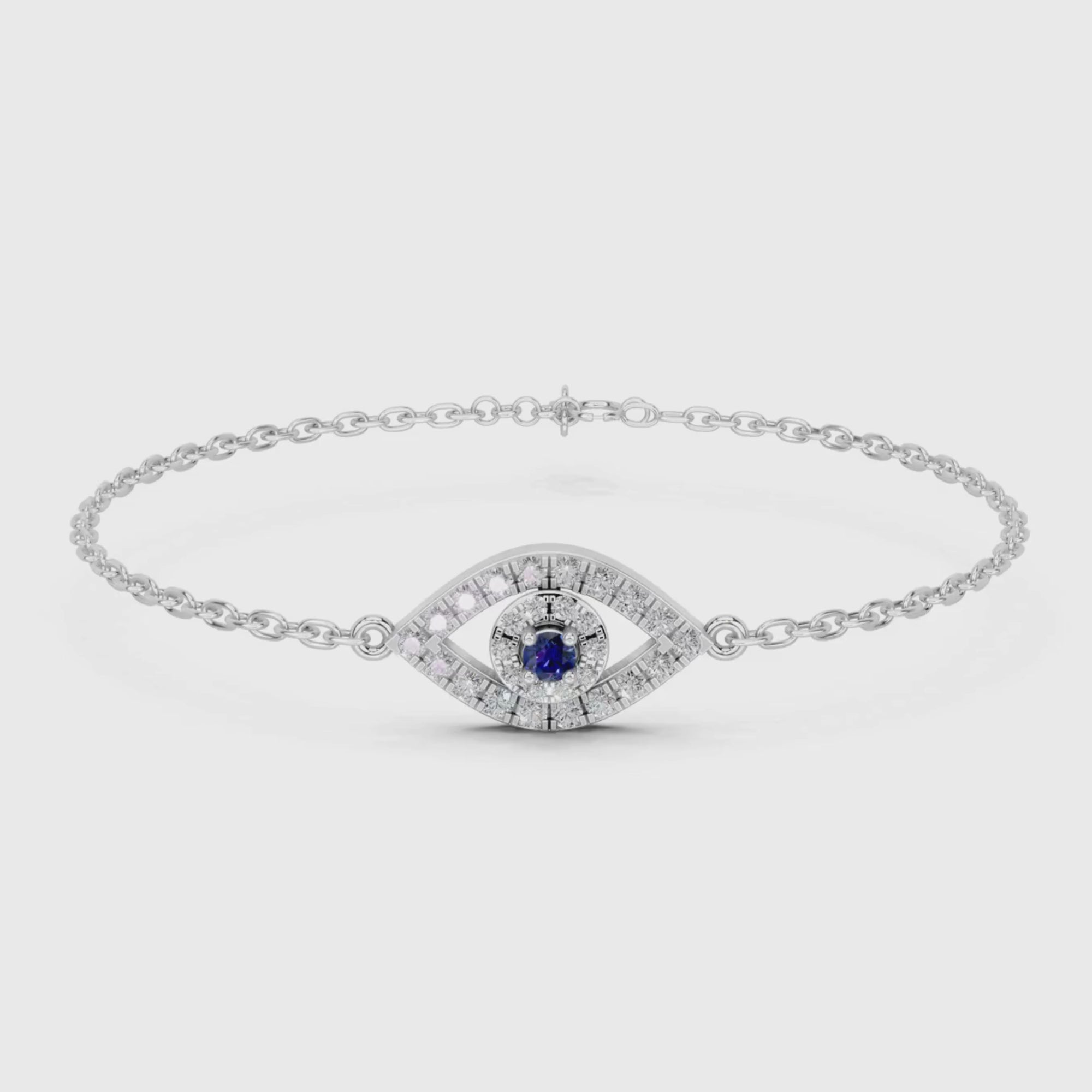 Evil Eye Diamond Bracelet