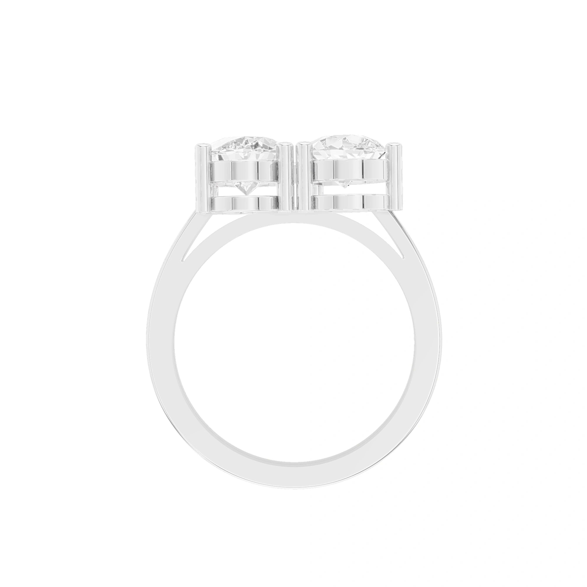 Romeo & Juliet Pear and Oval Ring
