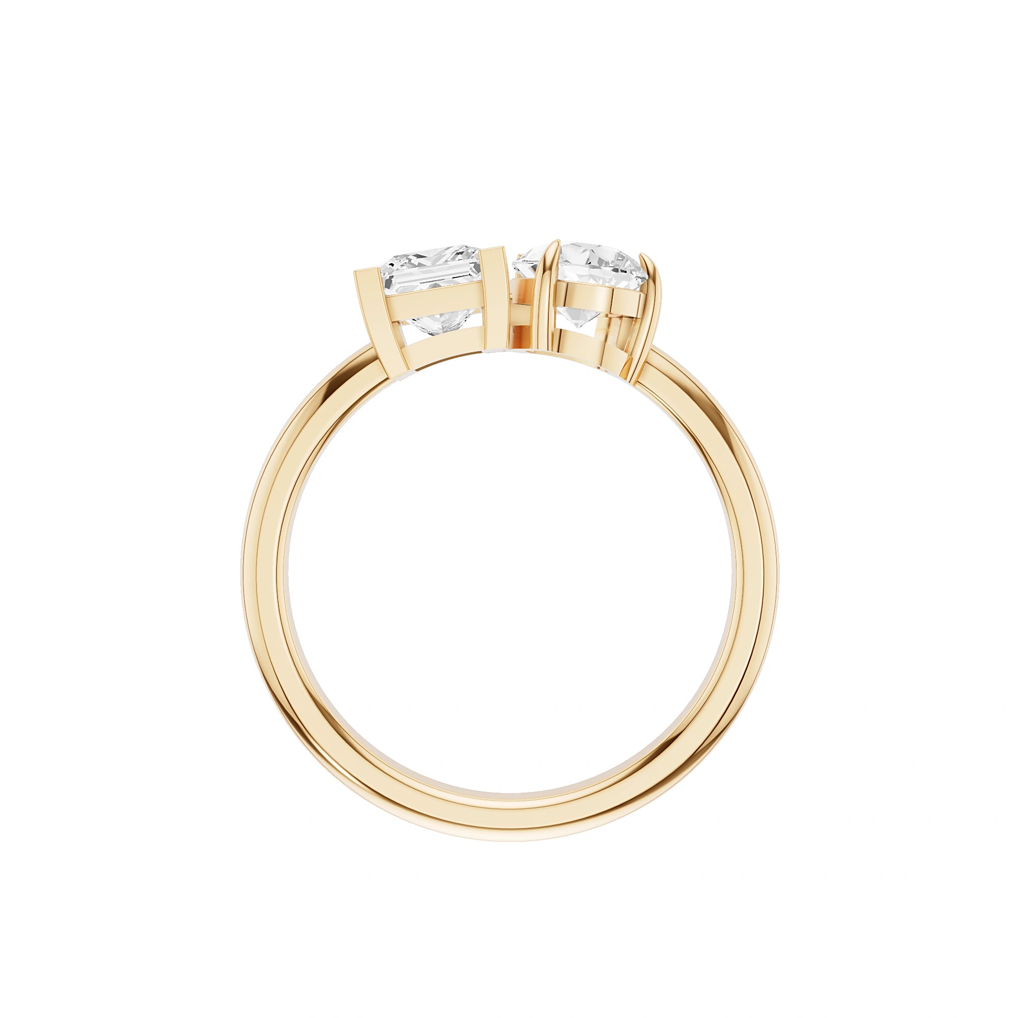 Ross & Rachel Princess and Pear Ring