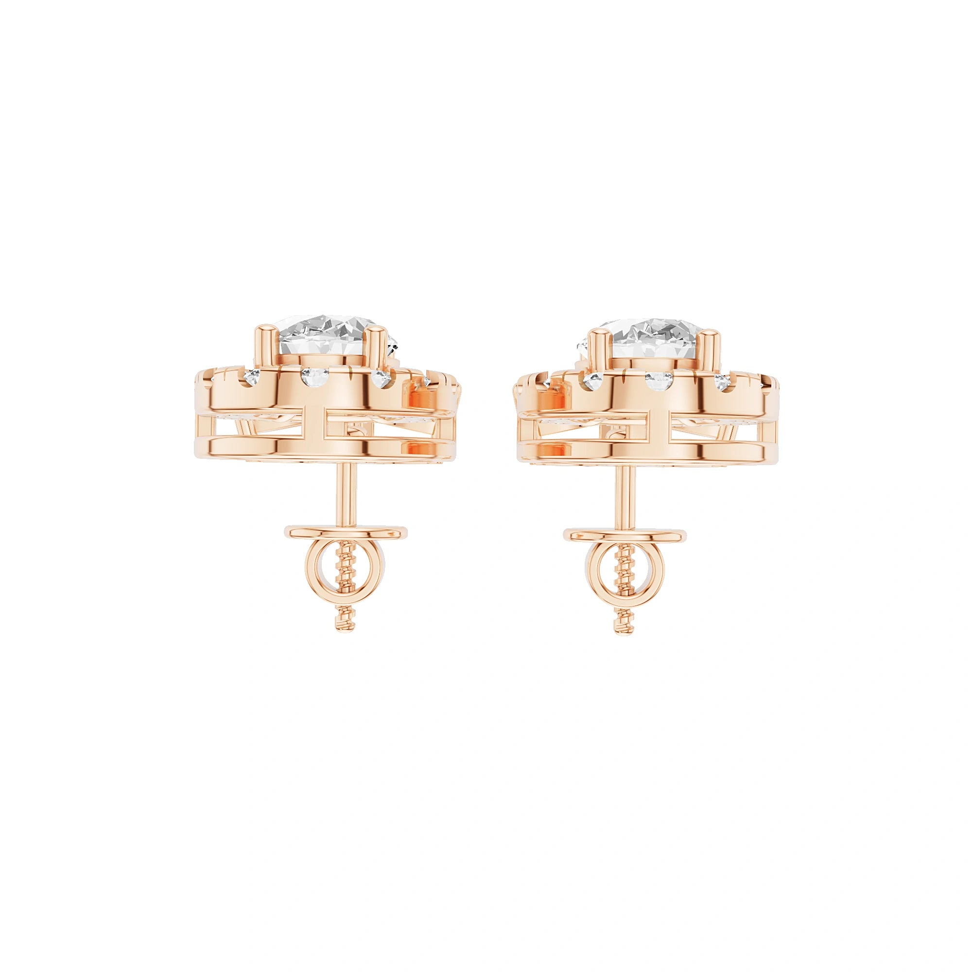 Ishani Oval and Marquise Diamond Drop Earrings