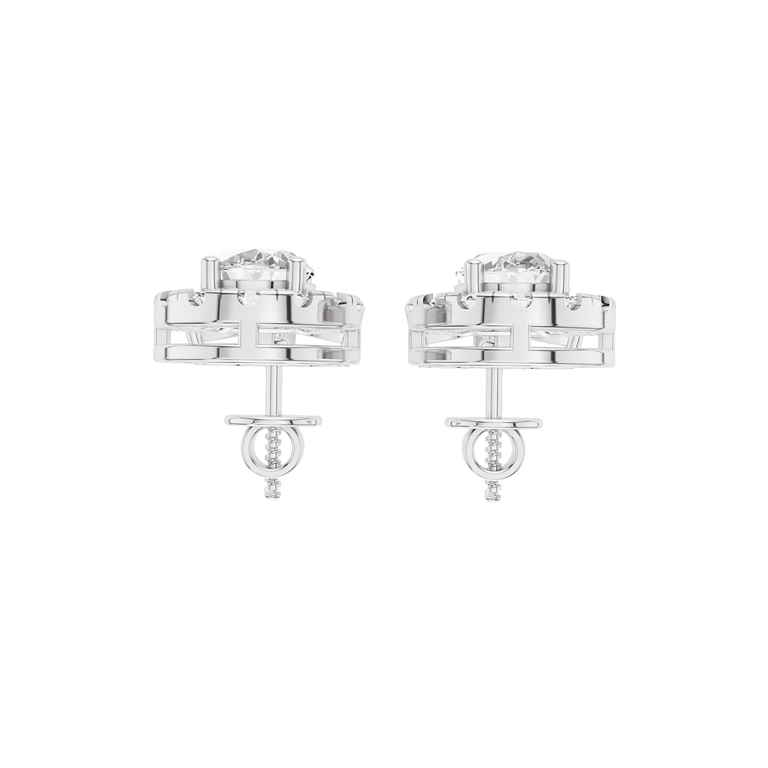 Ishani Oval and Marquise Diamond Drop Earrings