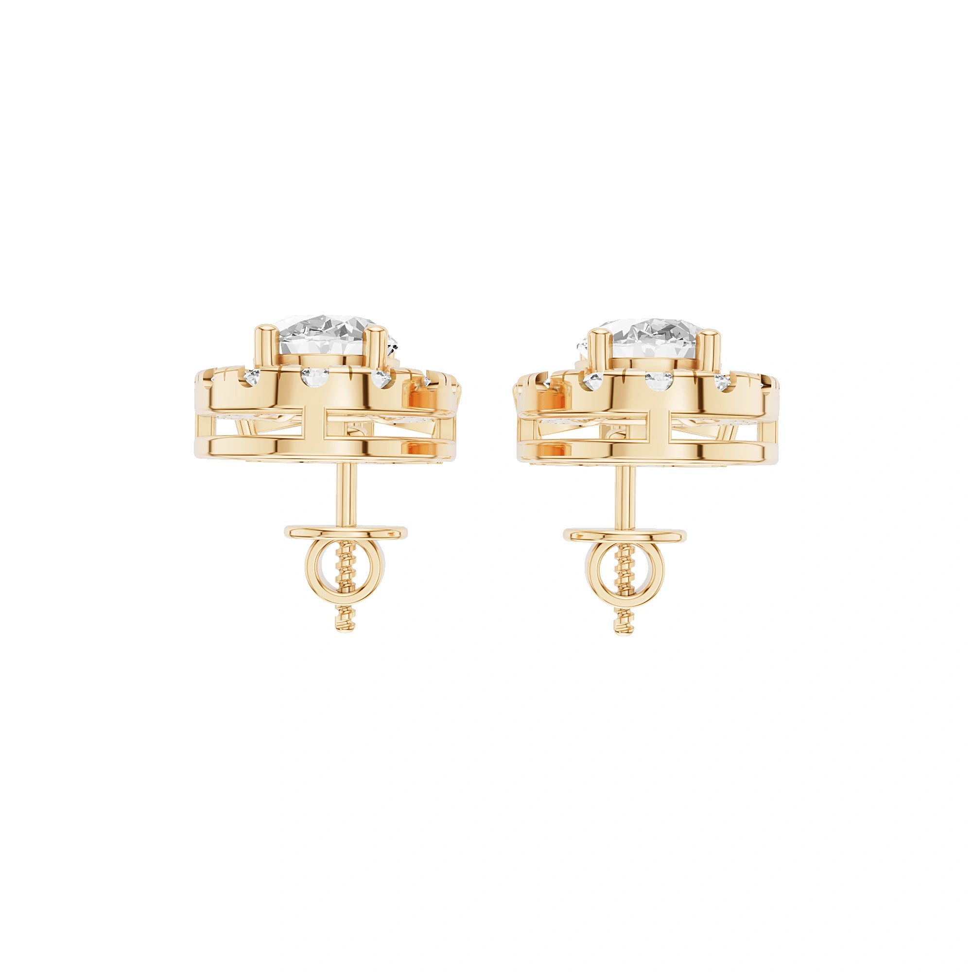 Ishani Oval and Marquise Diamond Drop Earrings