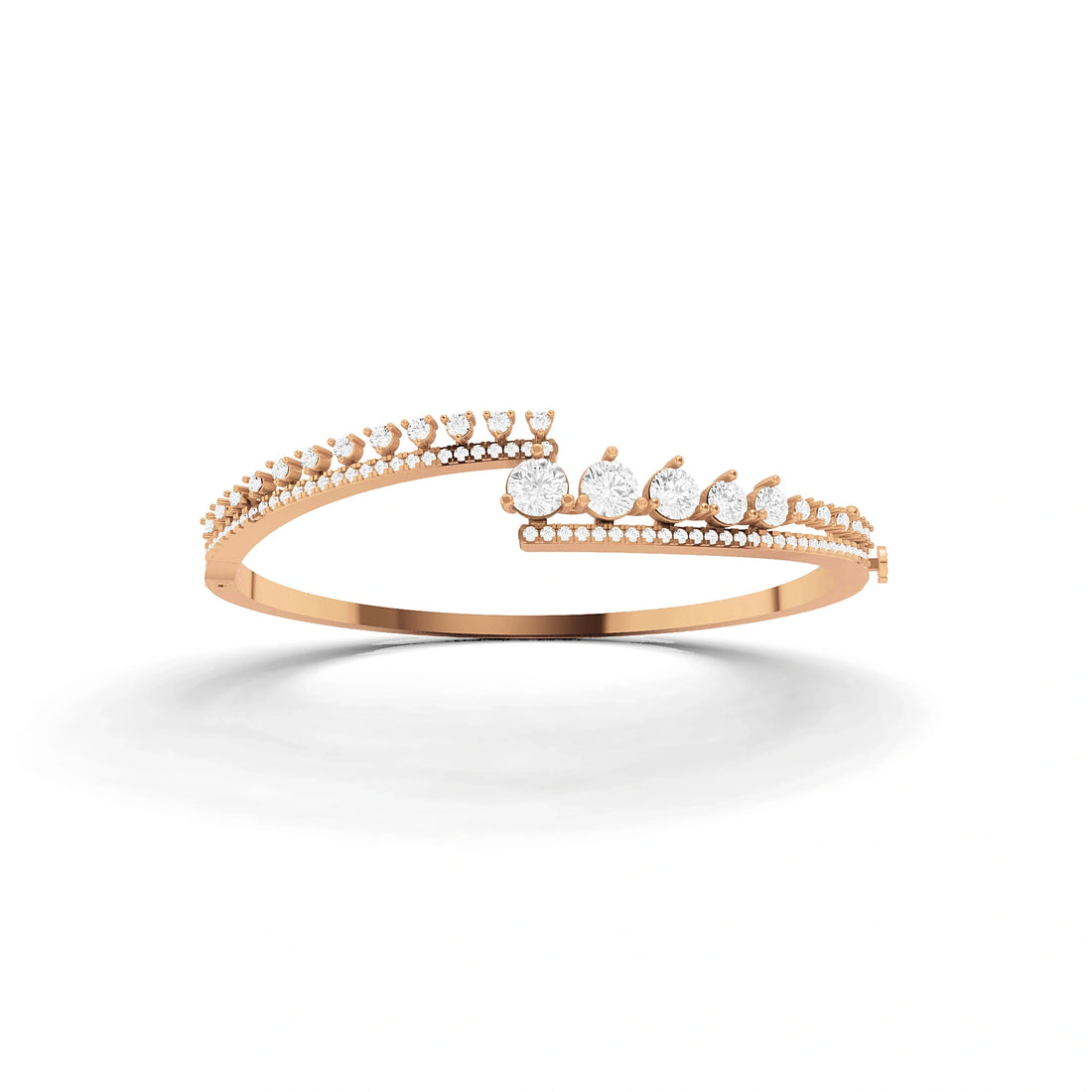 Meera Round Diamond Statement Bracelet