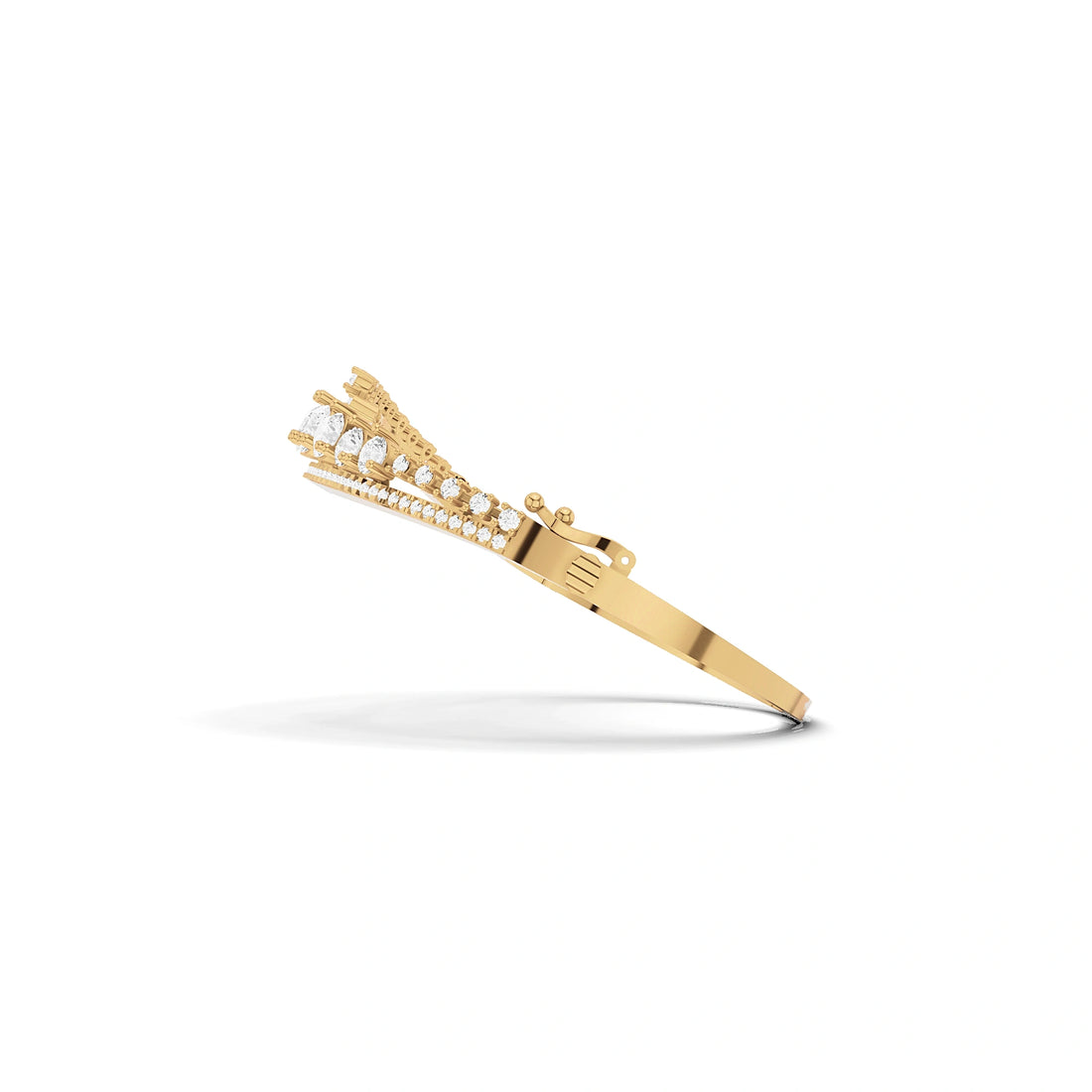 Meera Round Diamond Statement Bracelet