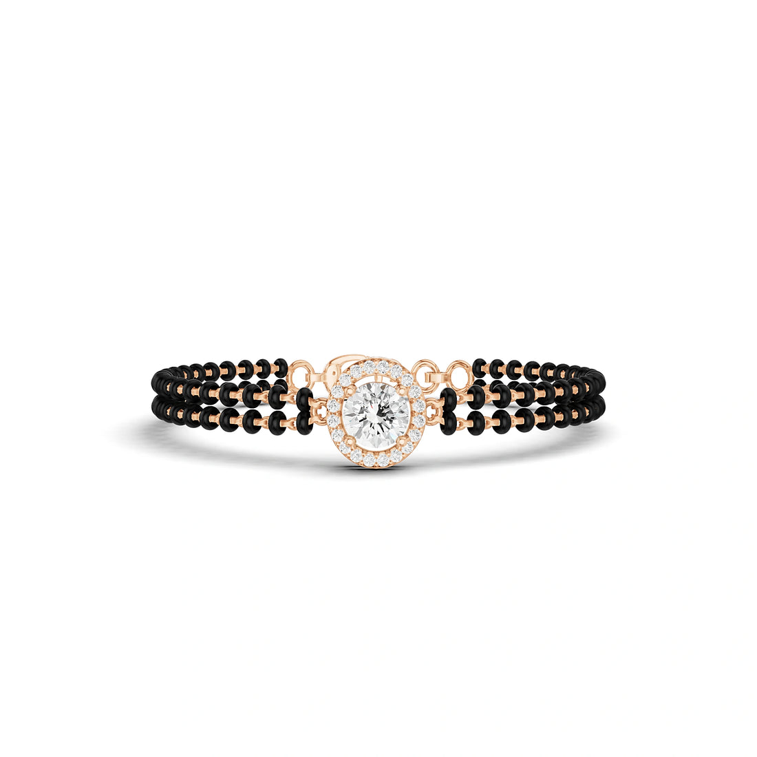Kiara Round Diamond Mangalsutra Bracelet