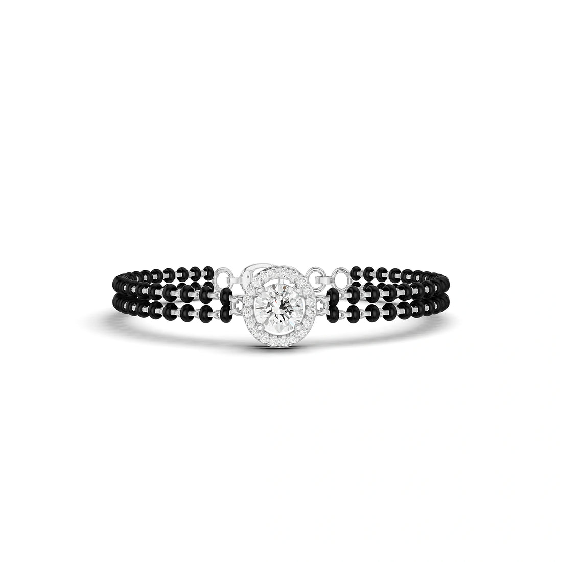 Kiara Round Diamond Mangalsutra Bracelet
