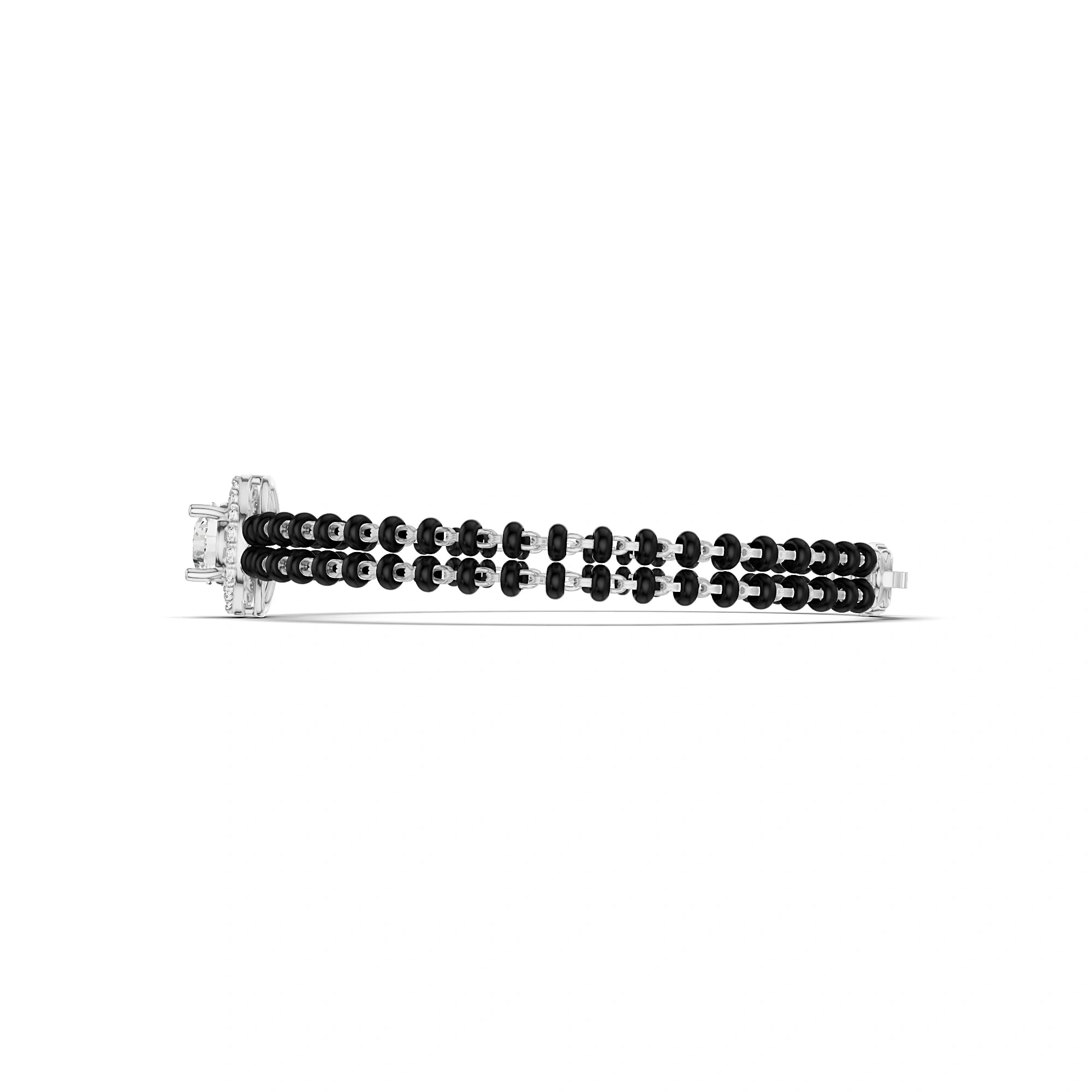Kiara Round Diamond Mangalsutra Bracelet