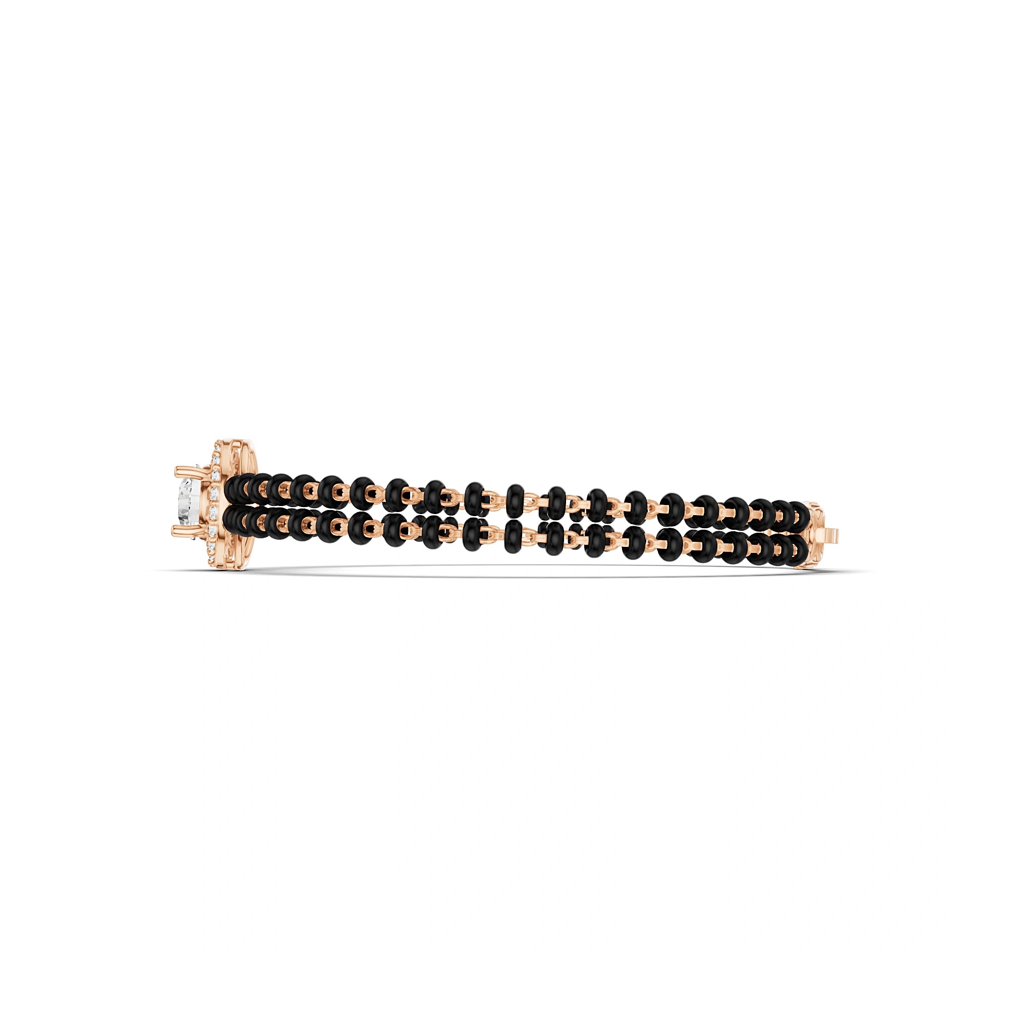 Kiara Round Diamond Mangalsutra Bracelet