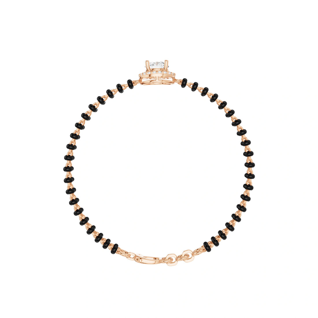 Kiara Round Diamond Mangalsutra Bracelet