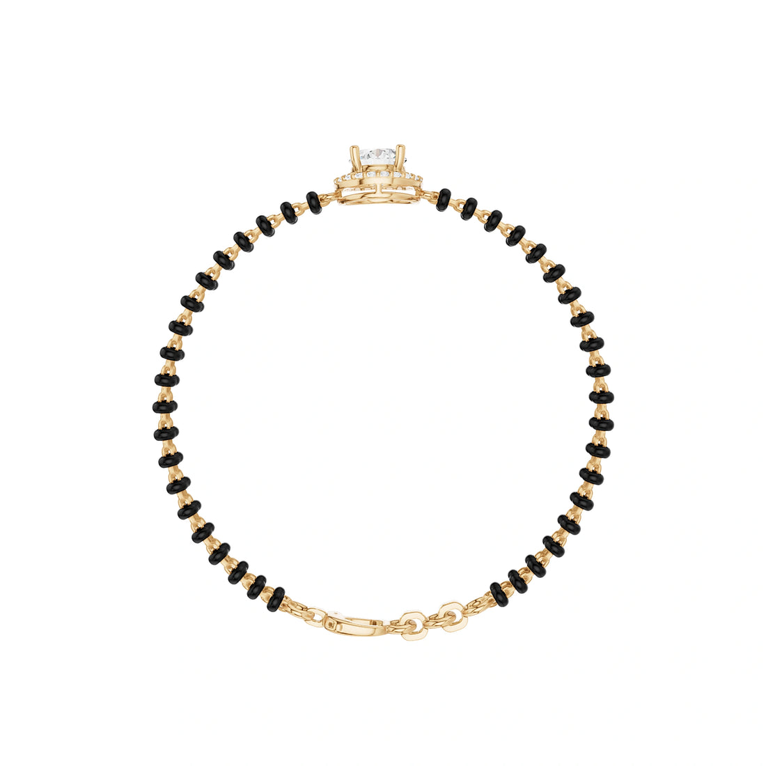 Kiara Round Diamond Mangalsutra Bracelet