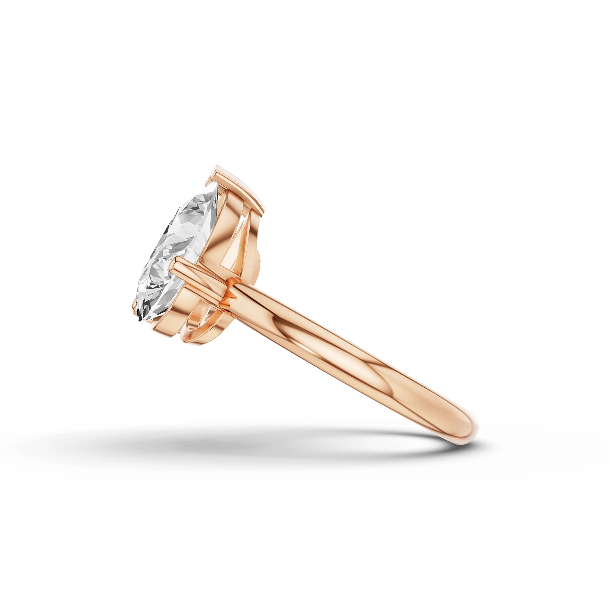 Zeus & Hera Pear Diamond Ring