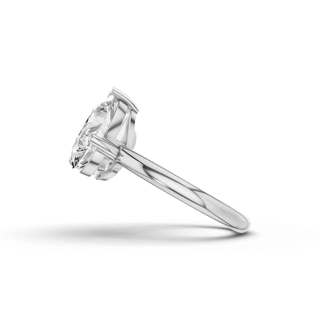 Zeus & Hera Pear Diamond Ring
