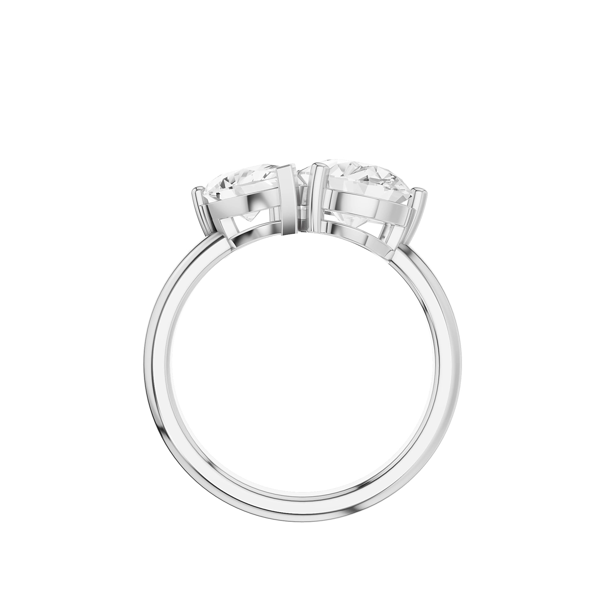 Zeus & Hera Pear Diamond Ring