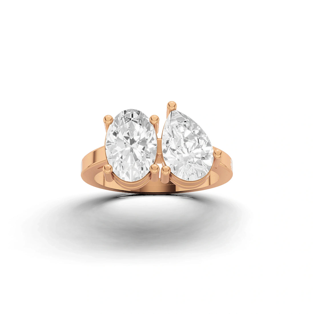 Romeo & Juliet Pear and Oval Ring