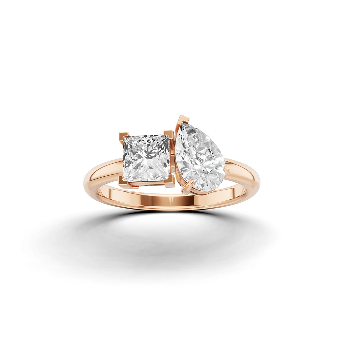 Ross & Rachel Princess and Pear Ring