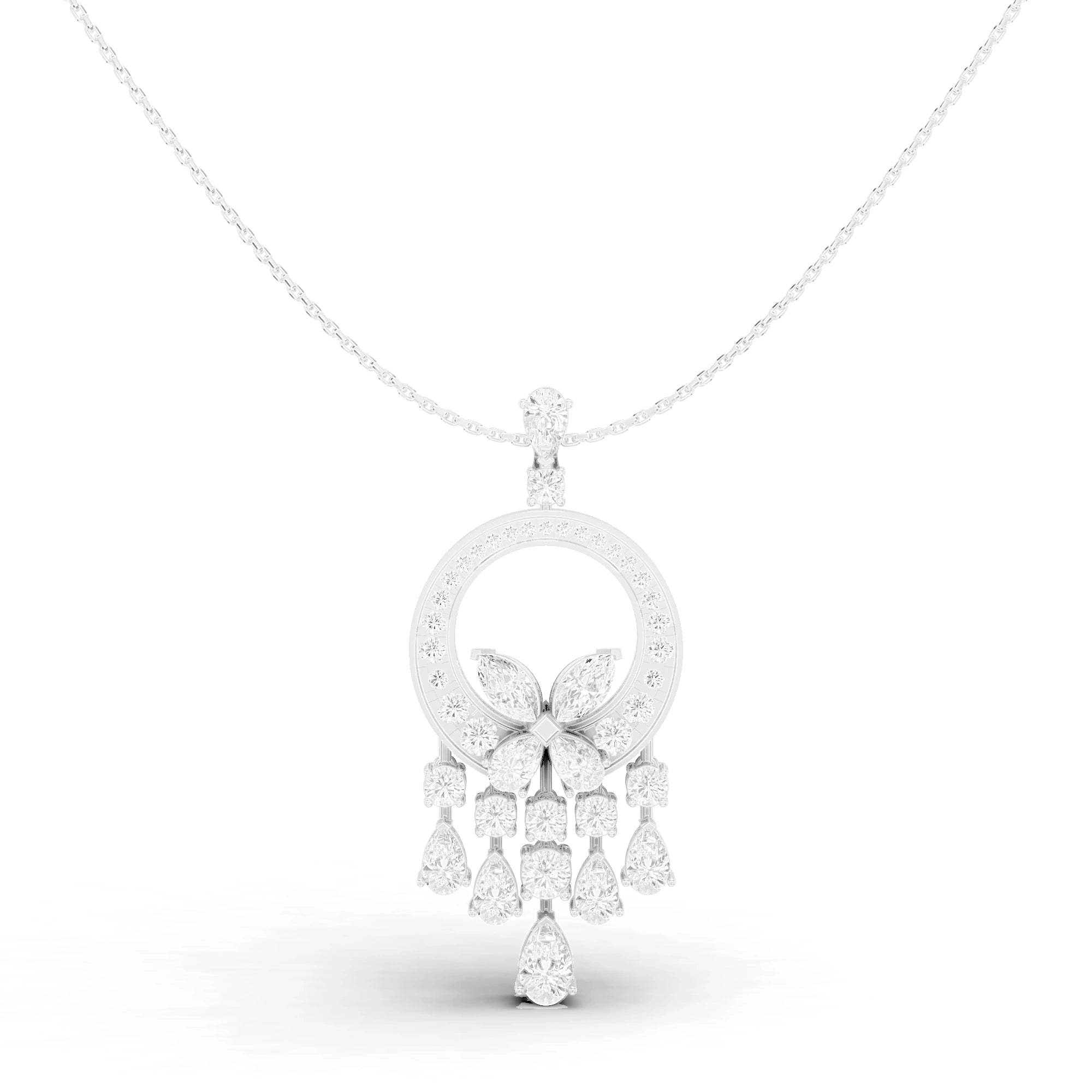 Farah Diamond Butterfly Pendant (Without Chain)